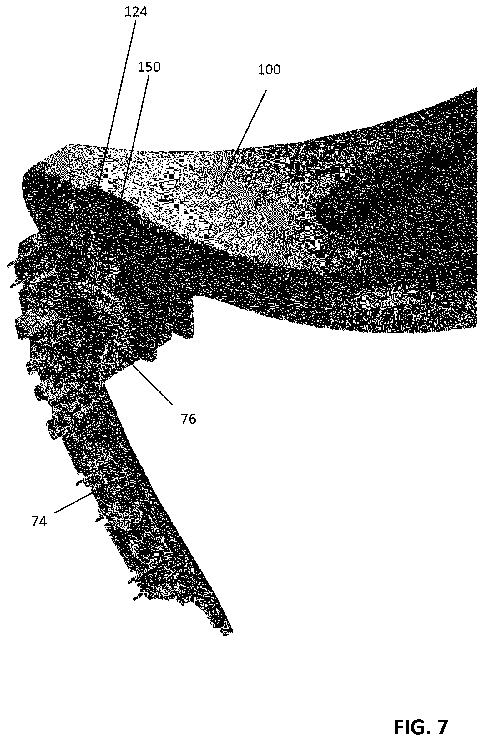 Patent US12167799 Figure 7 – Infant positioner with repositionable entertainment component