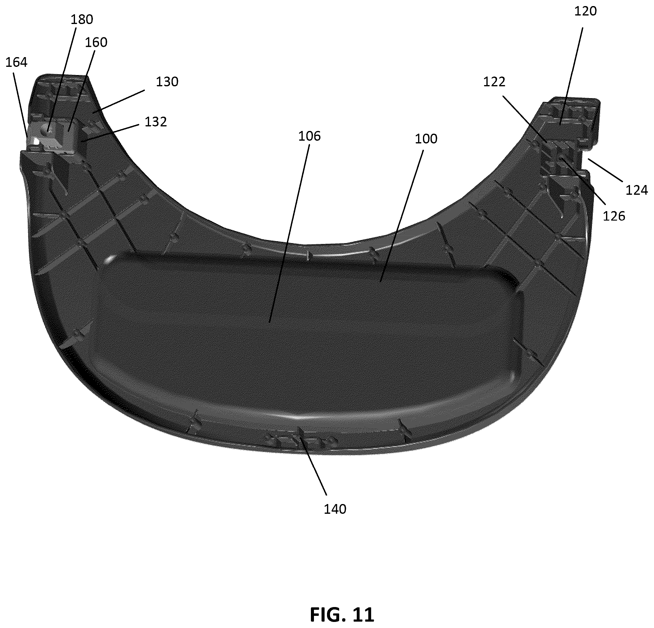 Patent US12167799 Figure 9 – Infant positioner with repositionable entertainment component