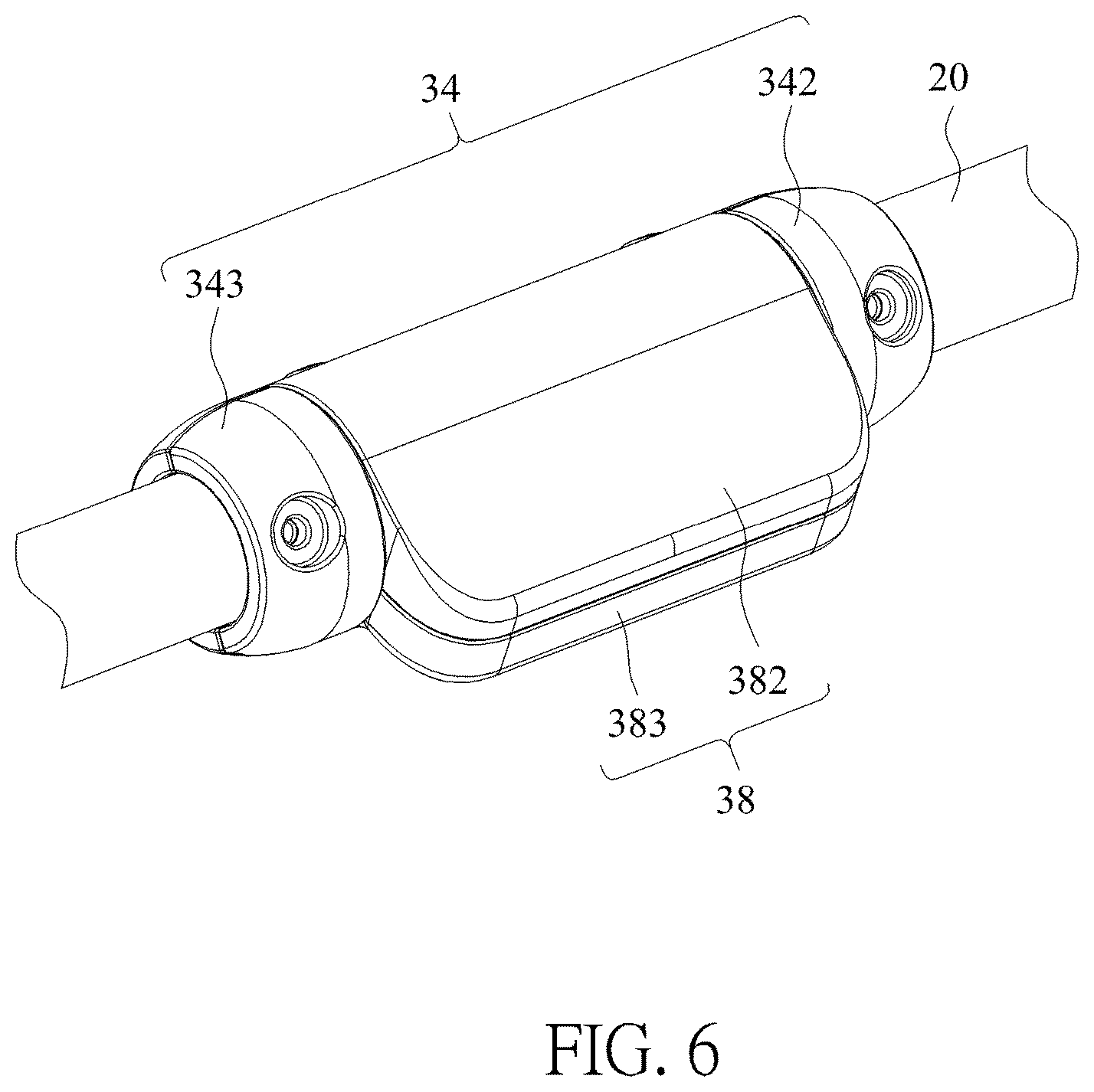 Patent US12167800 Figure 6 – Handle adjustment mechanism and child crib therewith