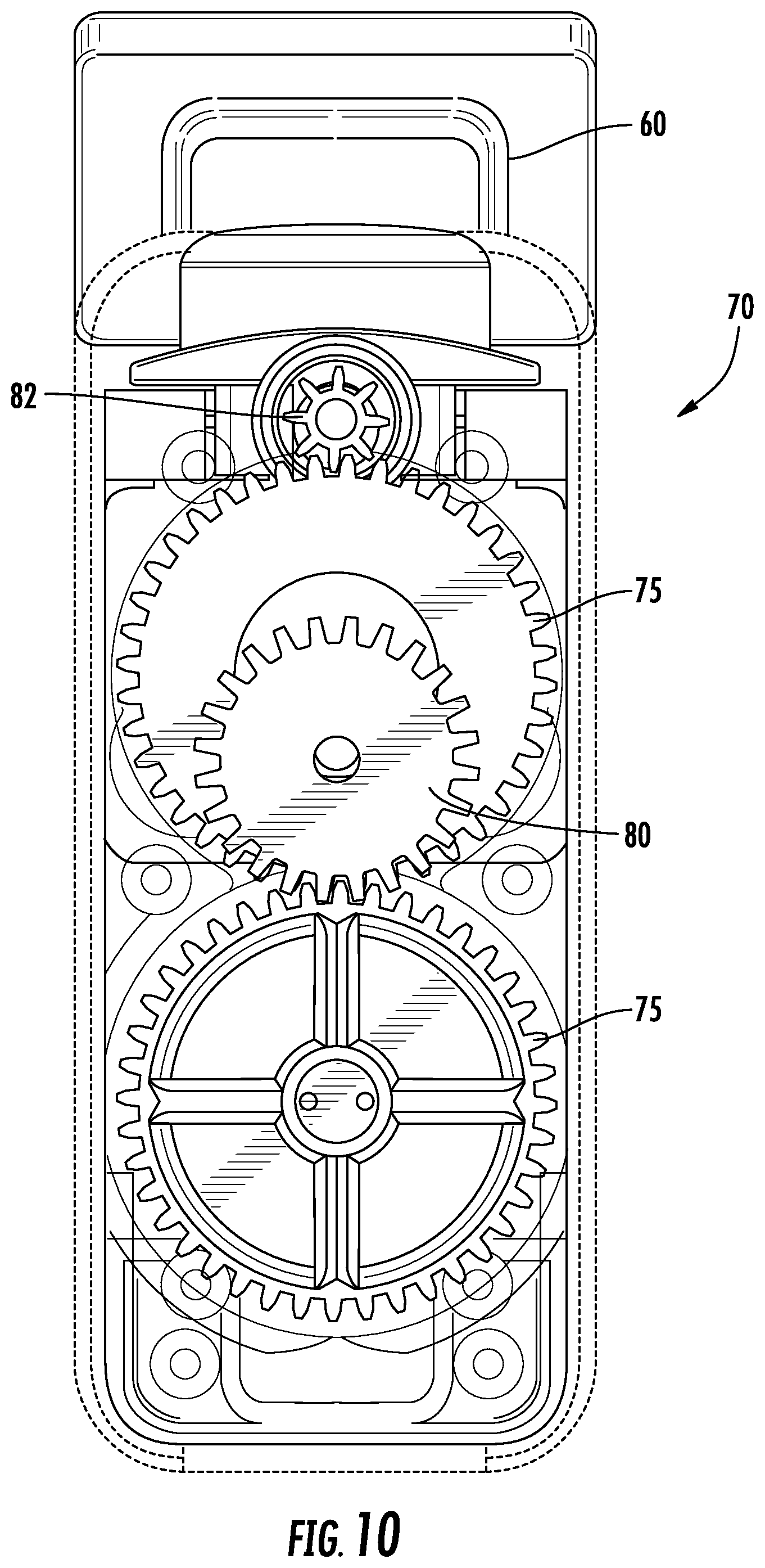 Patent US12167801 Figure 8 – Merchandise display hook including anti-sweep mechanism