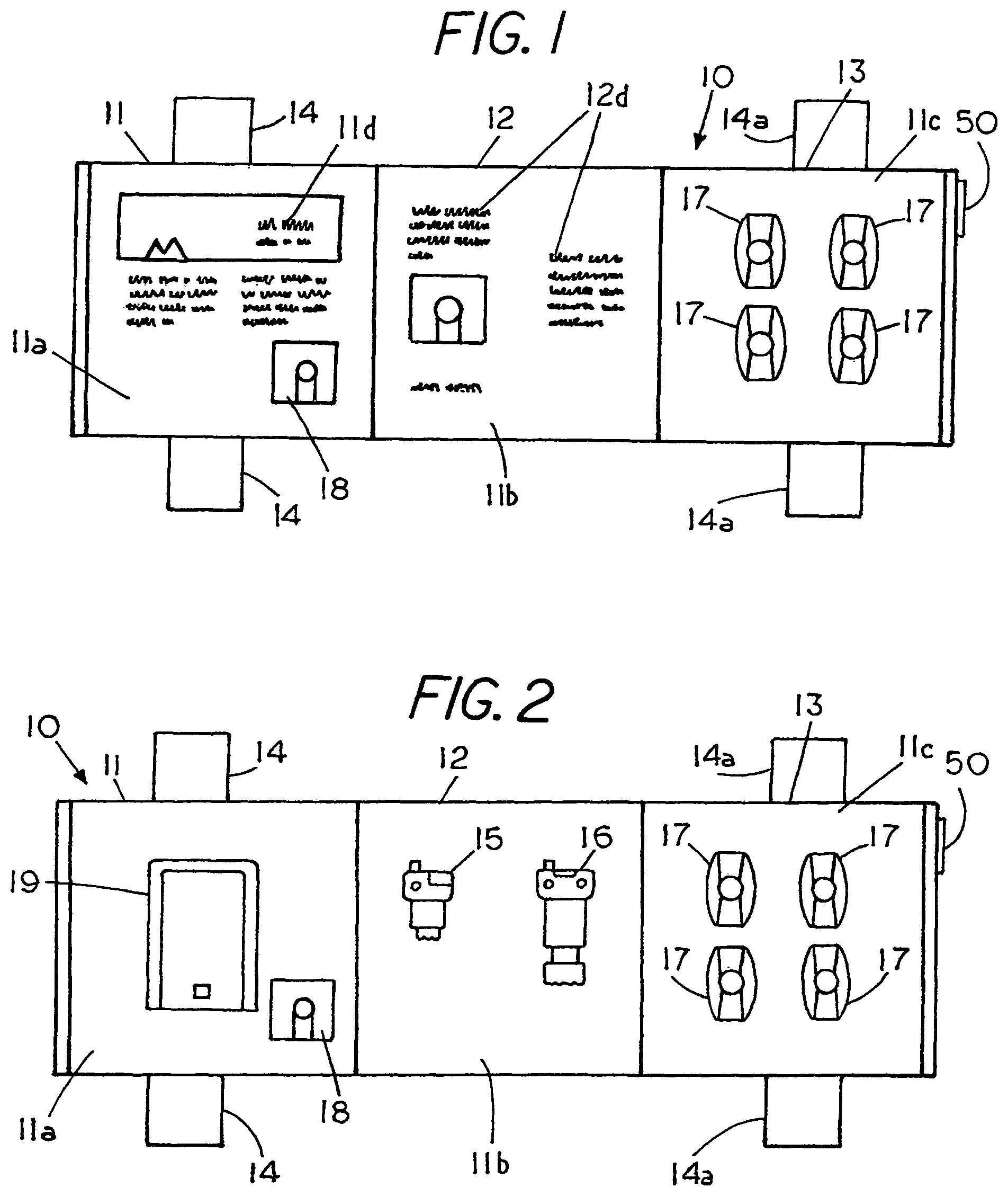 Patent US12167802 Figure 1 – Interactive product display case