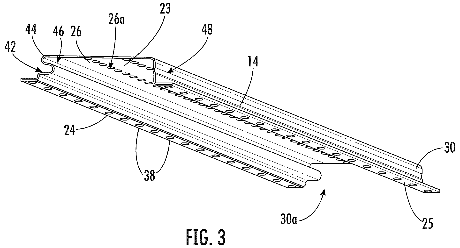 Patent US12167804 Figure 3 – Rail storage system with end caps
