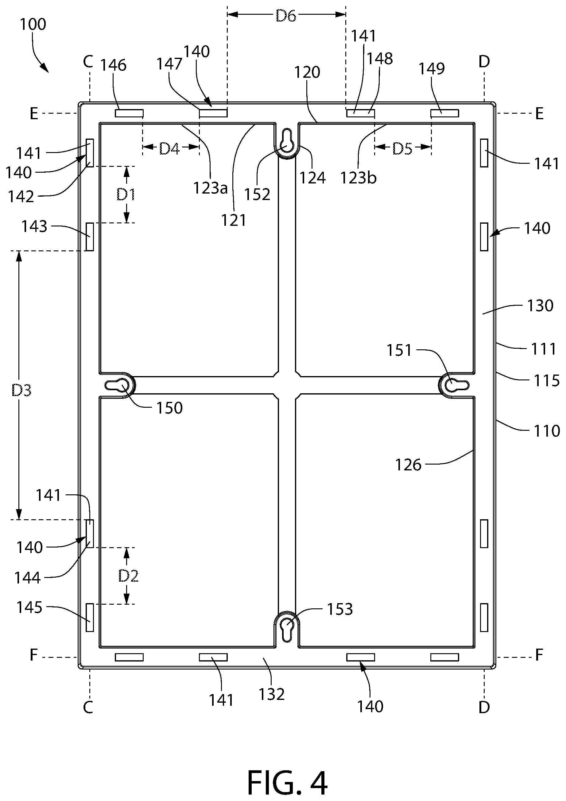 Patent US12167806 Figure 4 – Frame apparatus