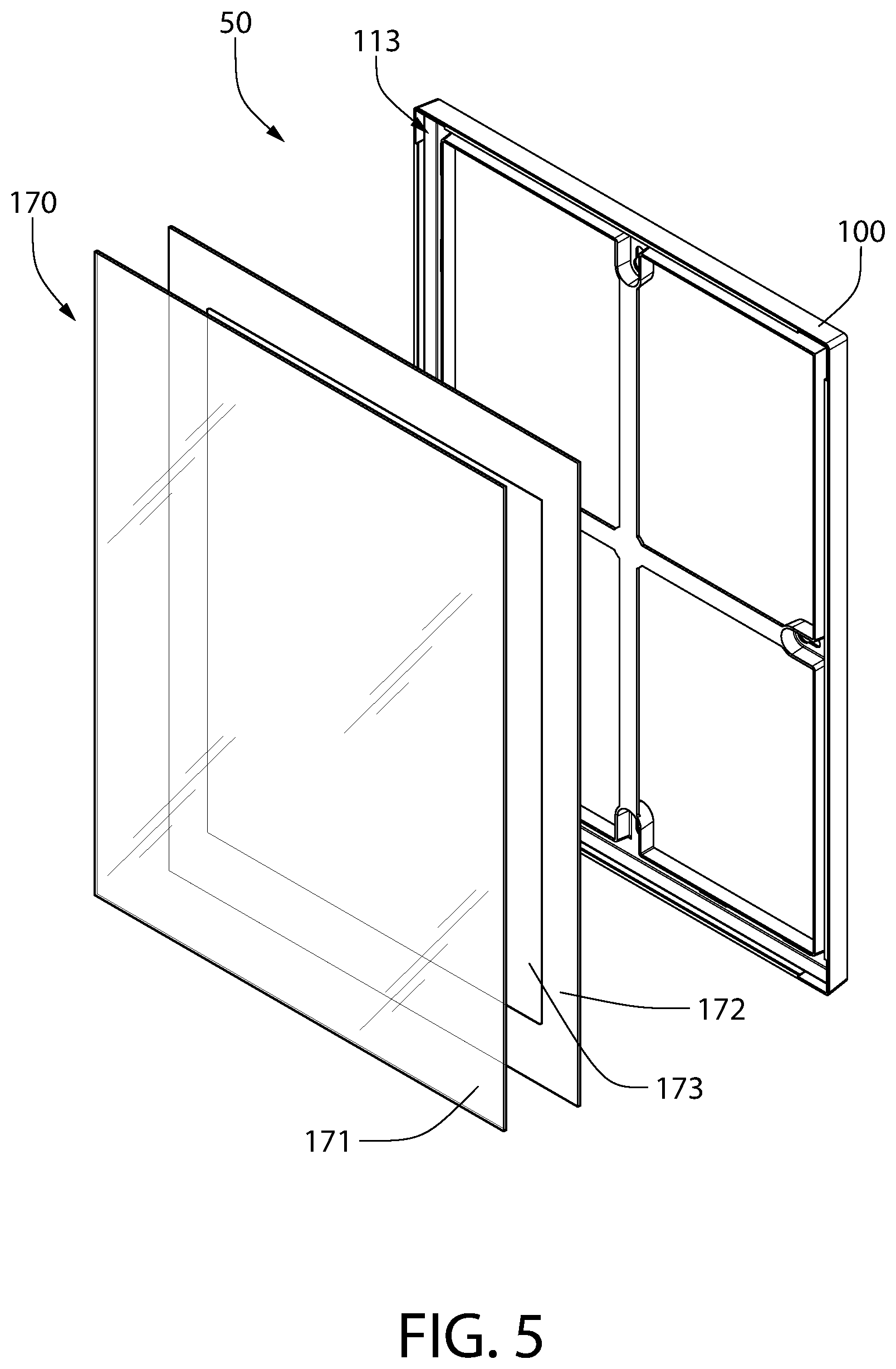 Patent US12167806 Figure 5 – Frame apparatus