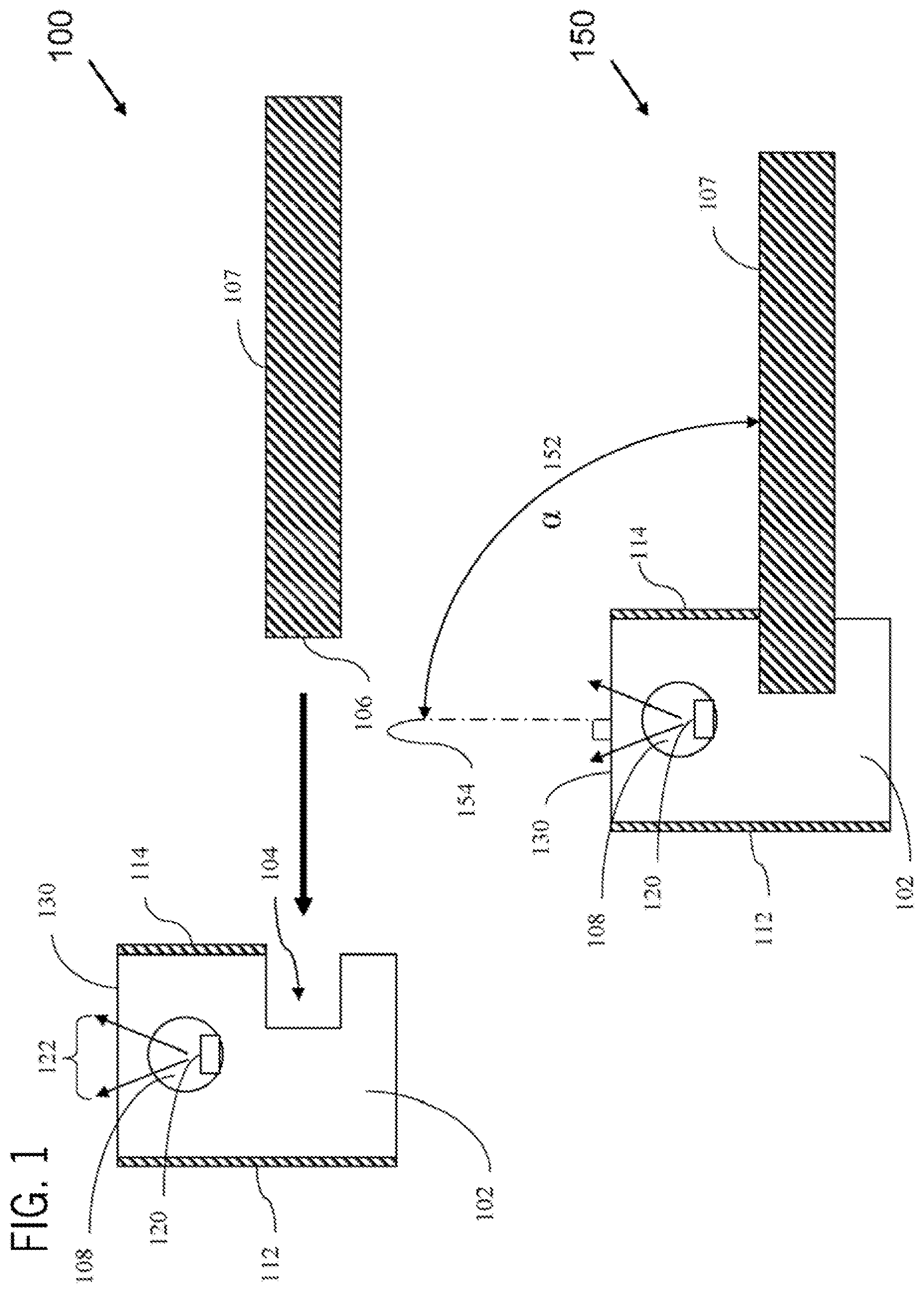Patent US12167807 — Mirror with illuminated extruded frame — Figure 1