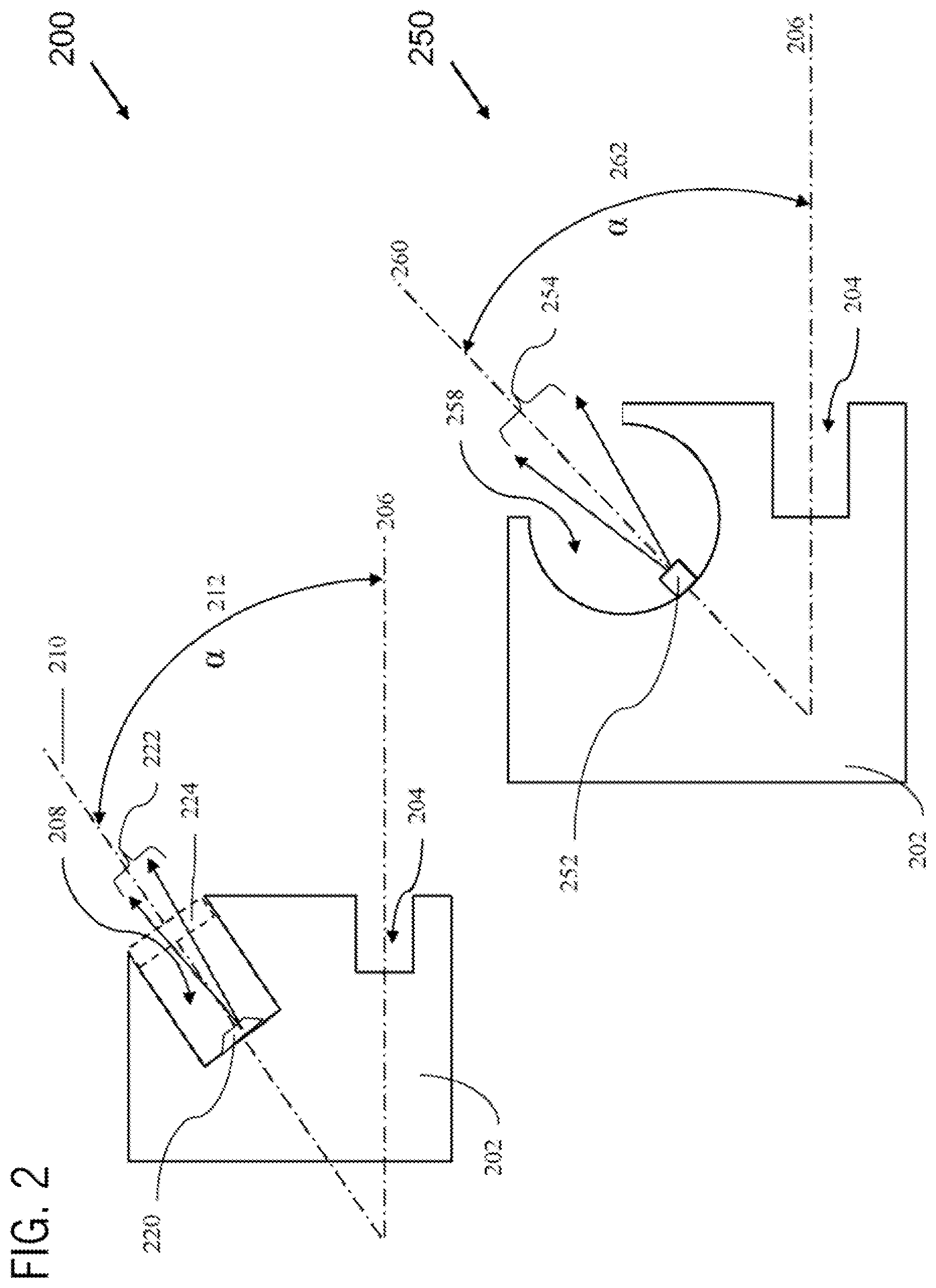 Patent US12167807 Figure 2 – Mirror with illuminated extruded frame