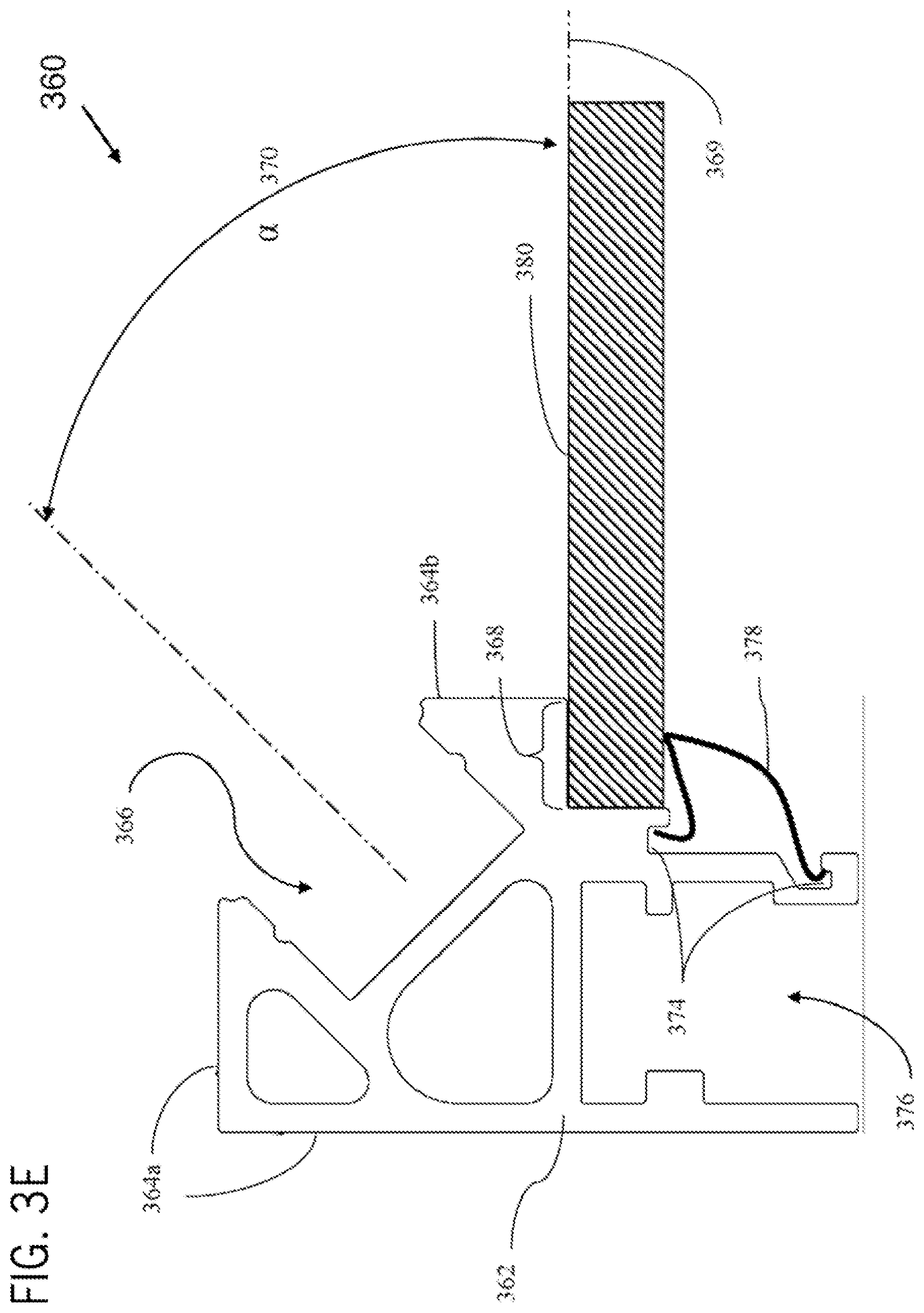 Patent US12167807 Figure 7 – Mirror with illuminated extruded frame