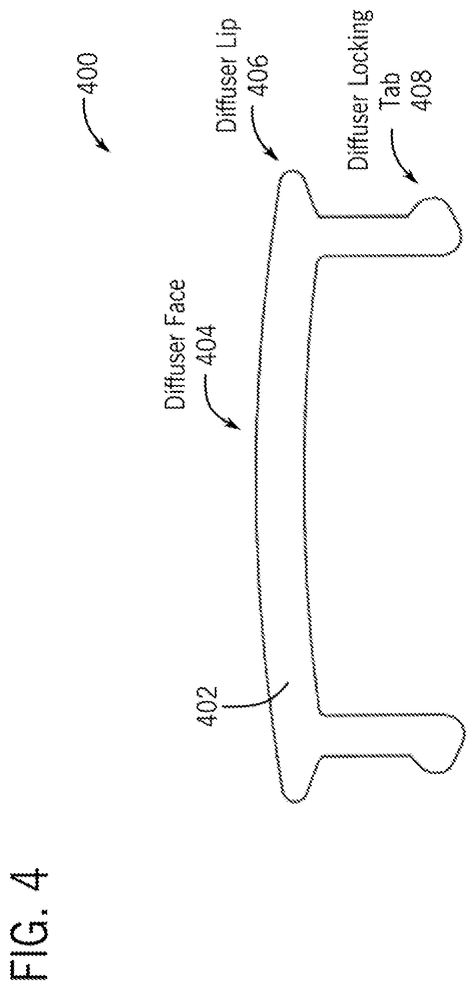 Patent US12167807 Figure 11 – Mirror with illuminated extruded frame