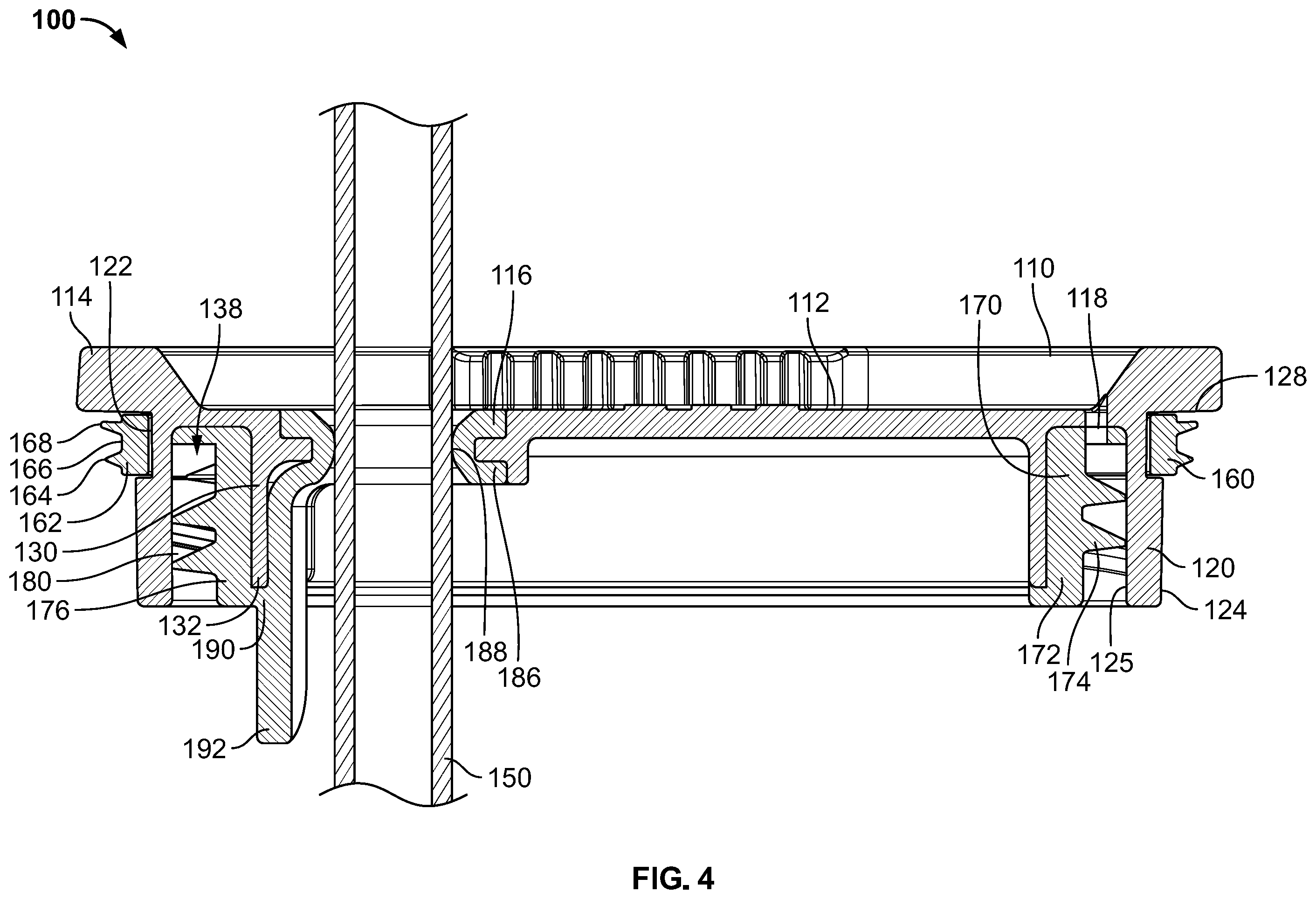 Patent US12167808 Figure 4 – Lid assembly for a beverage container