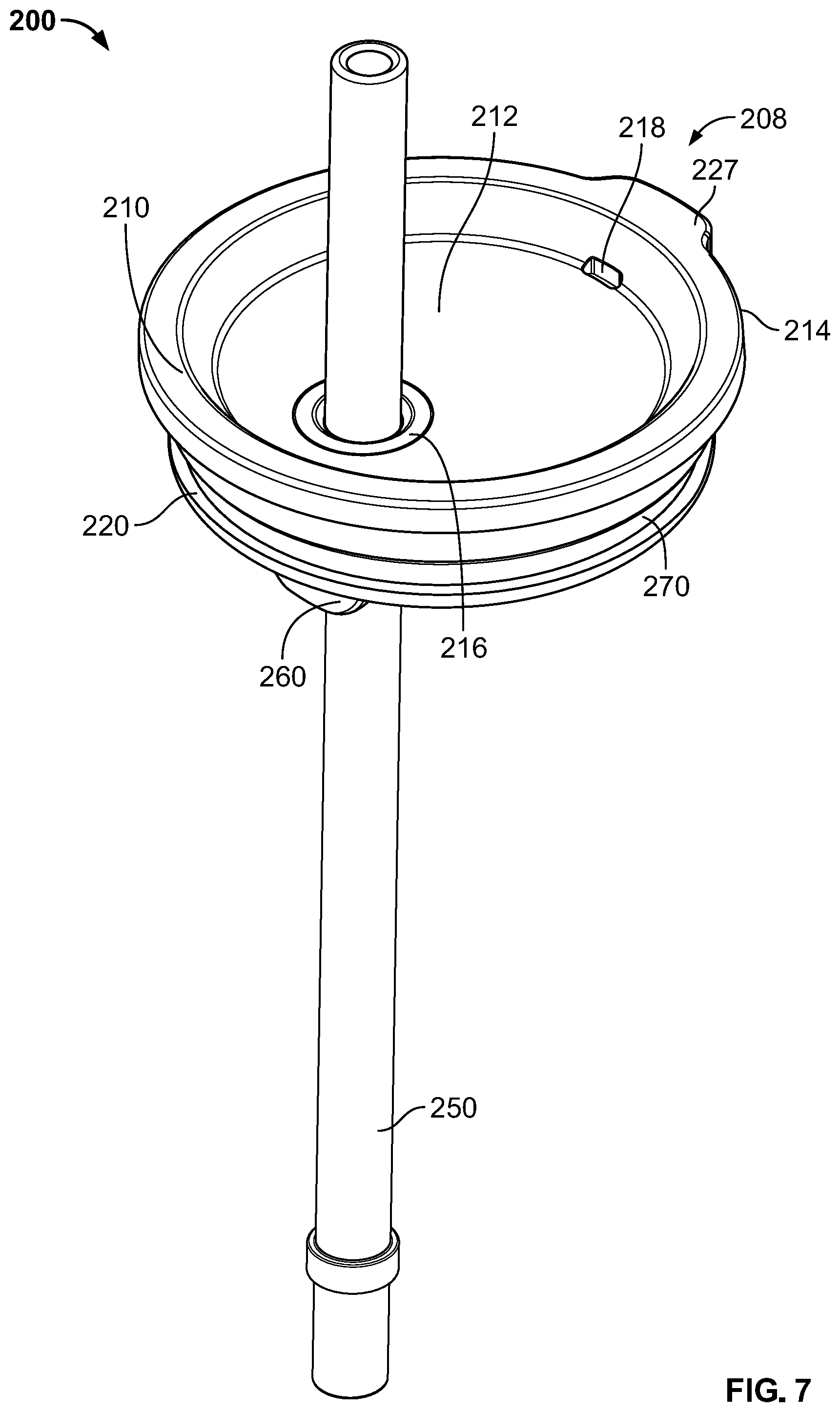 Patent US12167808 Figure 6 – Lid assembly for a beverage container