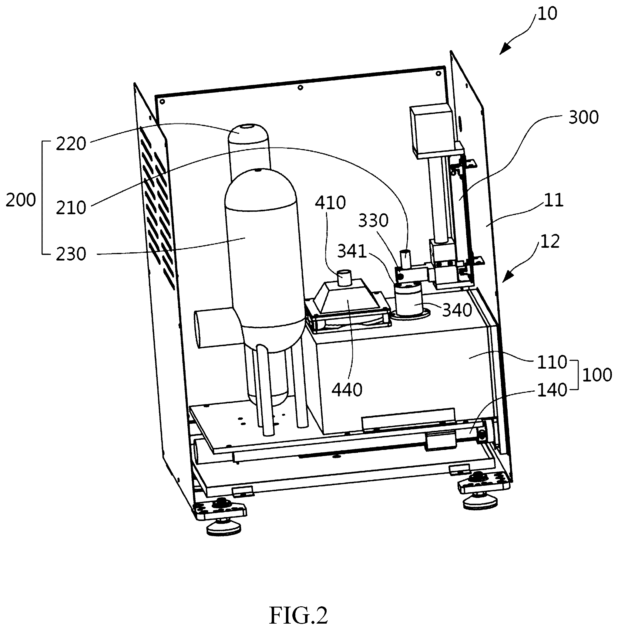 Patent US12167810 Figure 2 – Food heating device and food heating method using the same