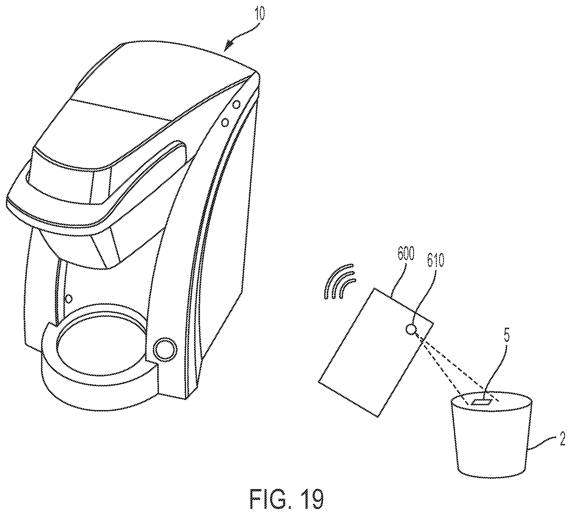 Patent US12167812 Figure 20 – Beverage preparation machine and gasket arrangement