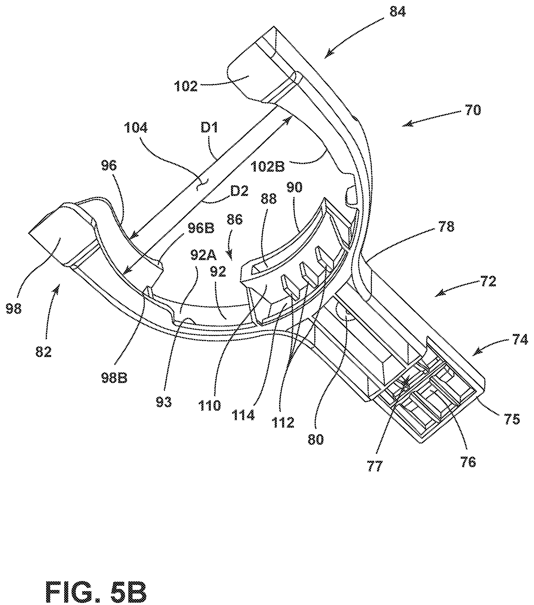 Patent US12167815 Figure 6 – Coffee grinding apparatus with portafilter holder assembly