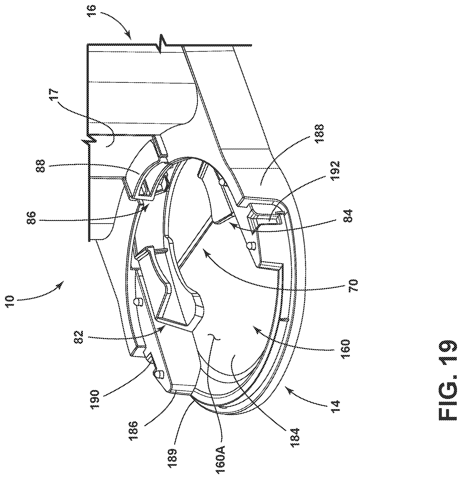 Patent US12167815 Figure 20 – Coffee grinding apparatus with portafilter holder assembly