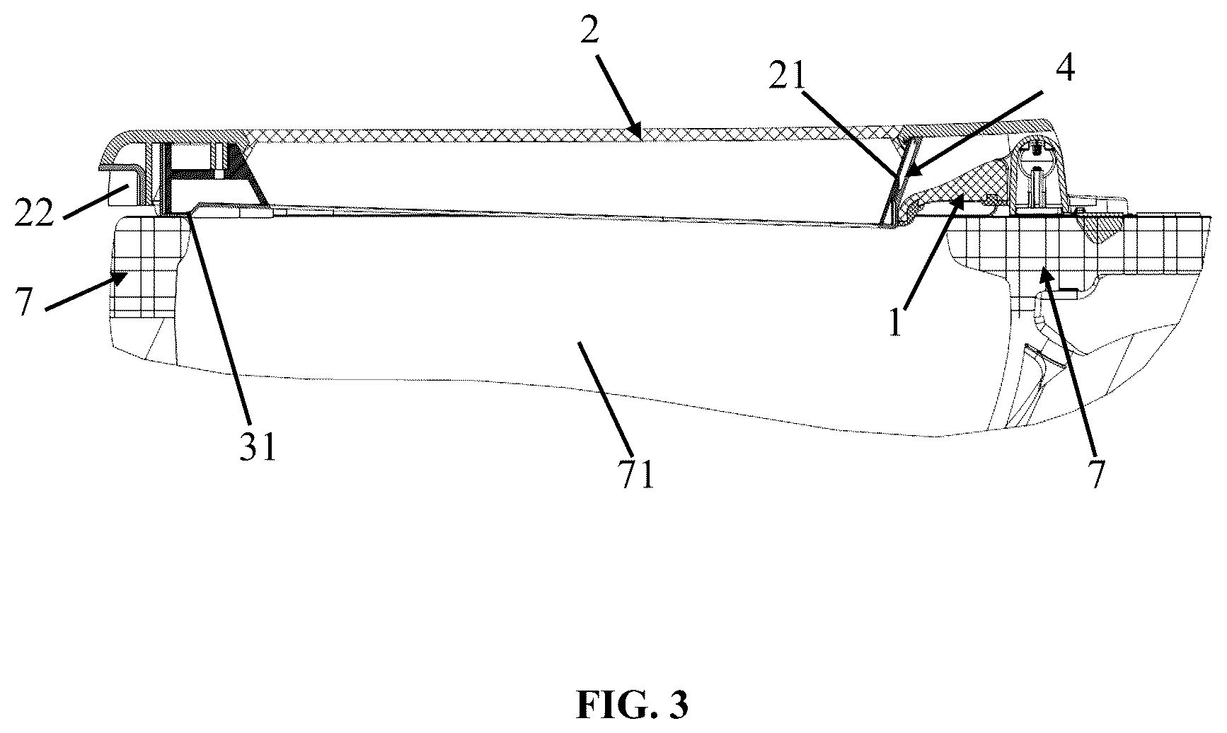 Patent US12167818 Figure 3 – Toilet cover plate and toilet