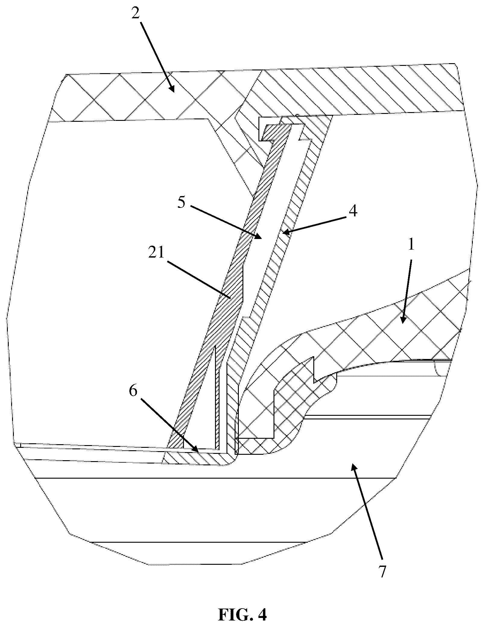 Patent US12167818 Figure 4 – Toilet cover plate and toilet