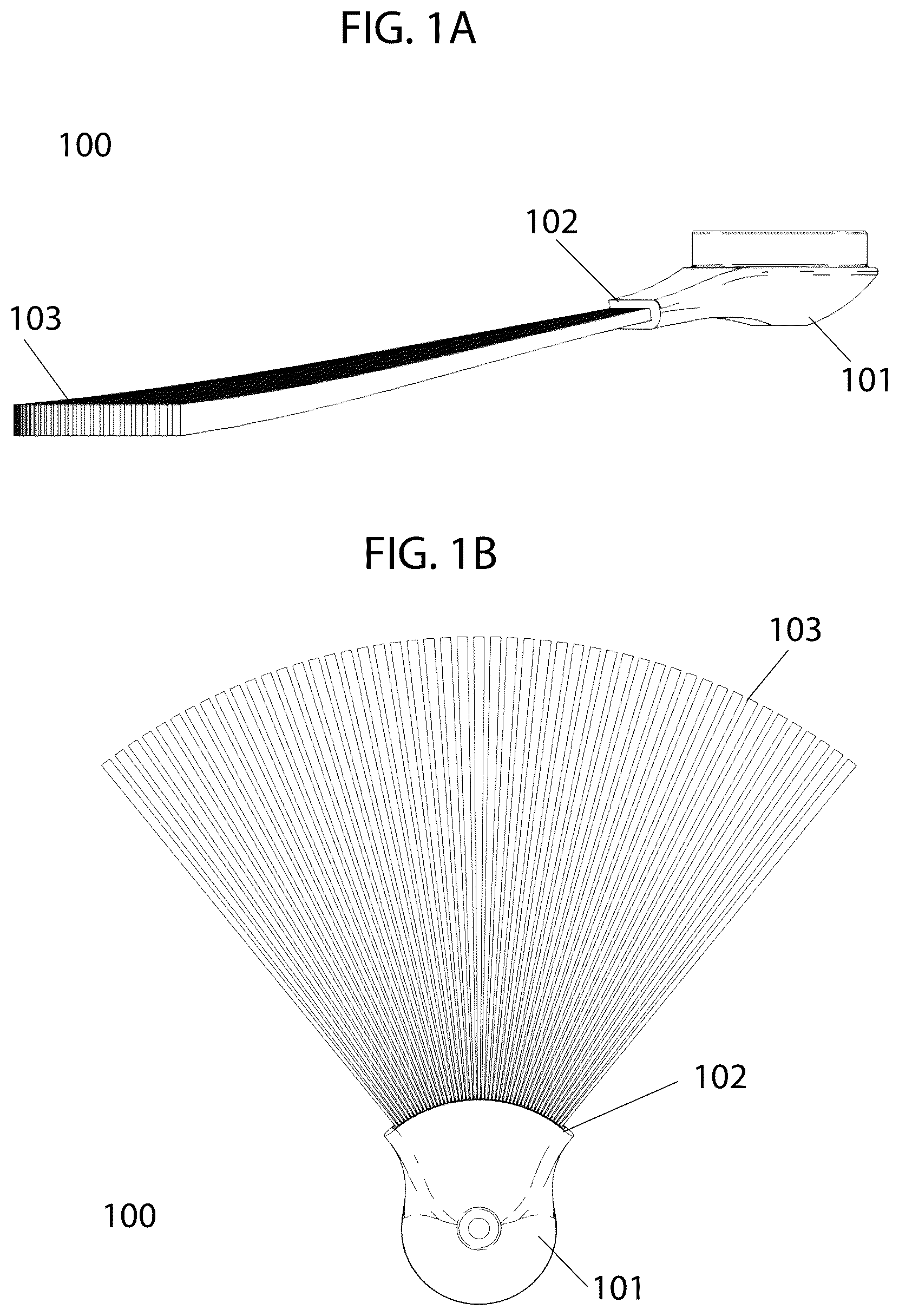 Patent US12167819 Figure 1 – Side brush with elongated soft bristles for robotic cleaners