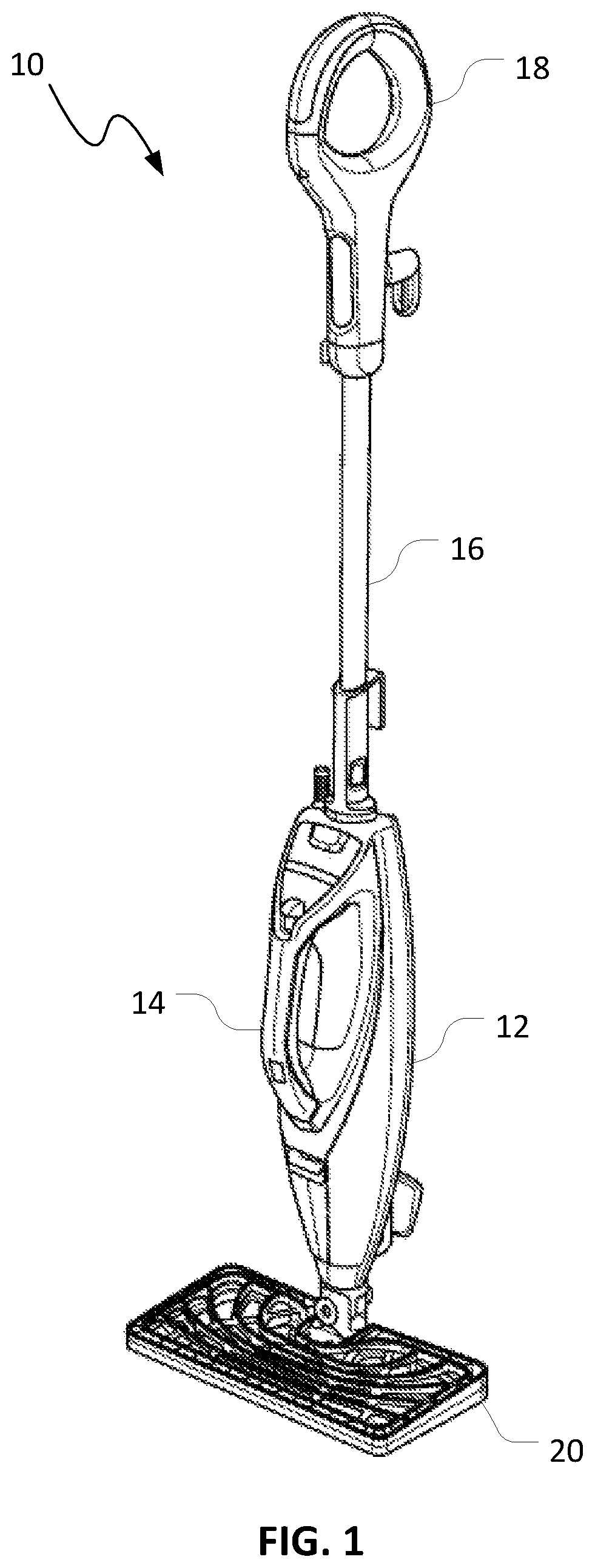 Patent US12167820 Figure 1 – Systems for steam cleaning