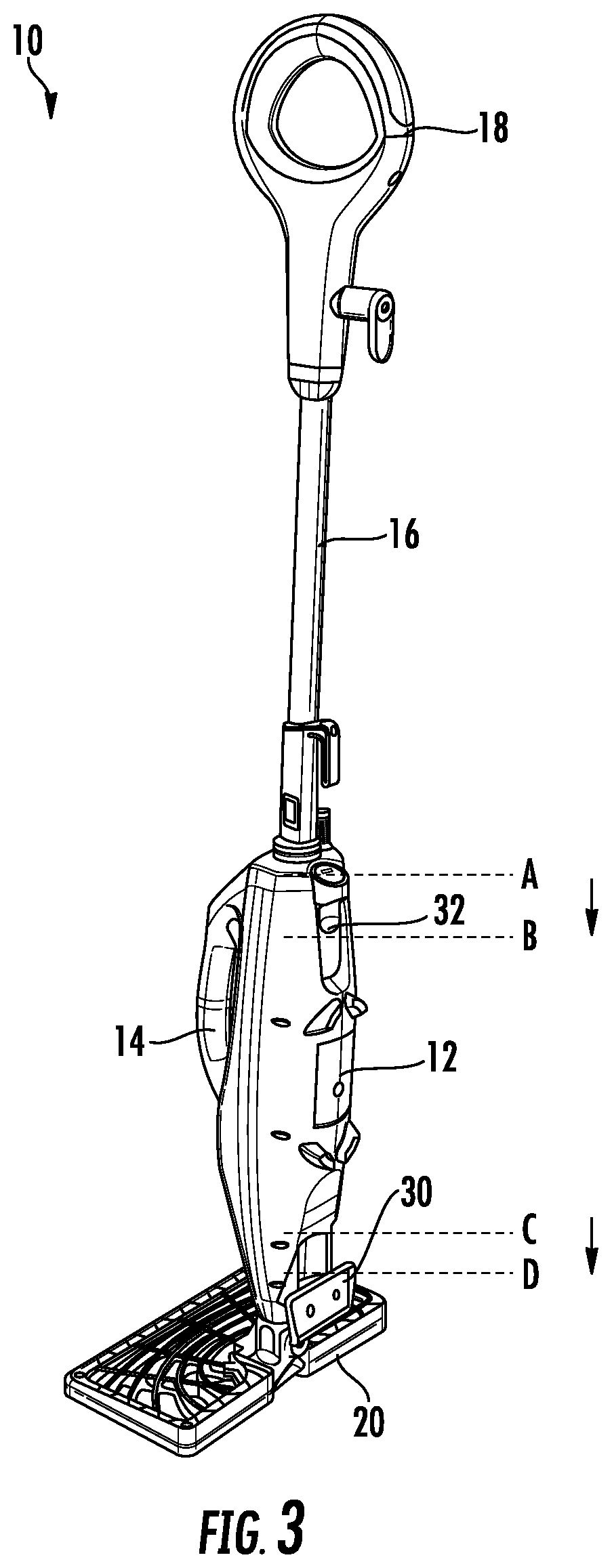 Patent US12167820 Figure 3 – Systems for steam cleaning