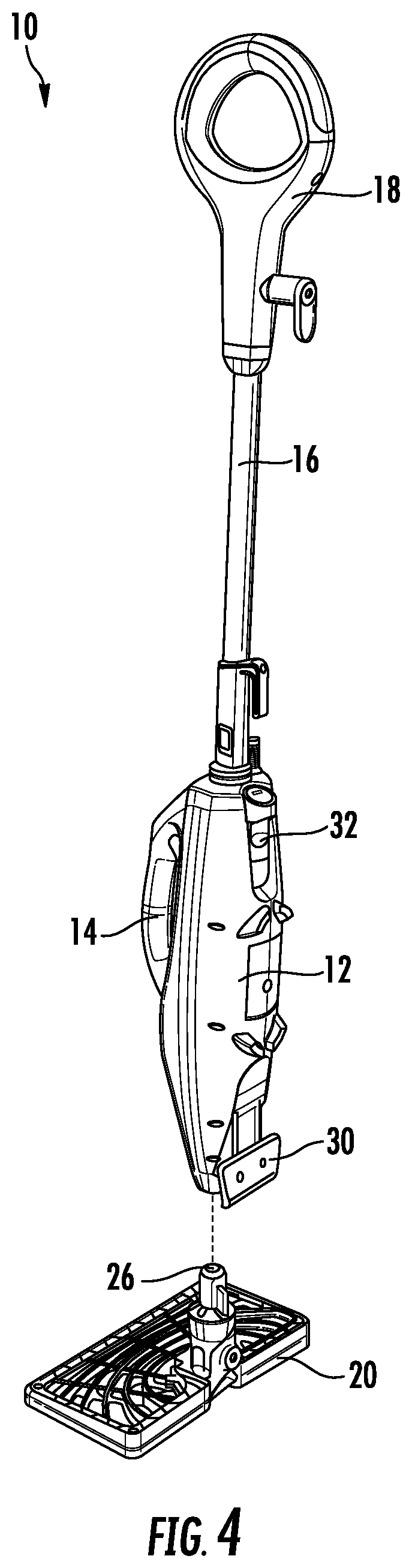 Patent US12167820 Figure 4 – Systems for steam cleaning