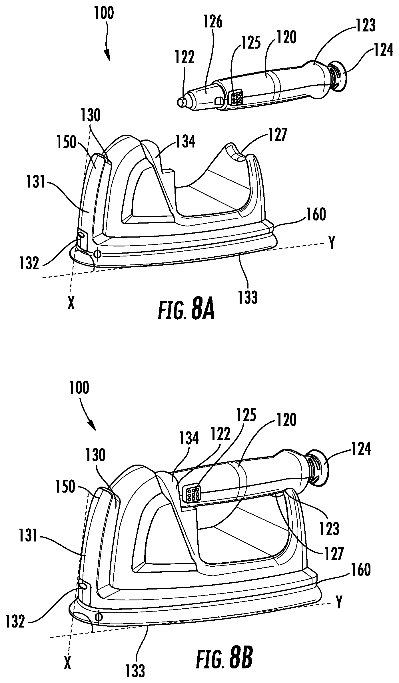 Patent US12167820 Figure 8 – Systems for steam cleaning