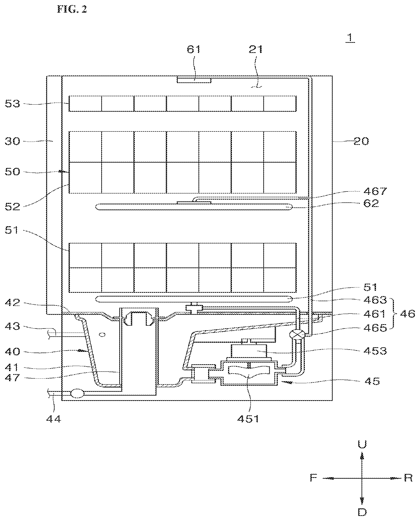 Patent US12167821 Figure 2 – Dish washer