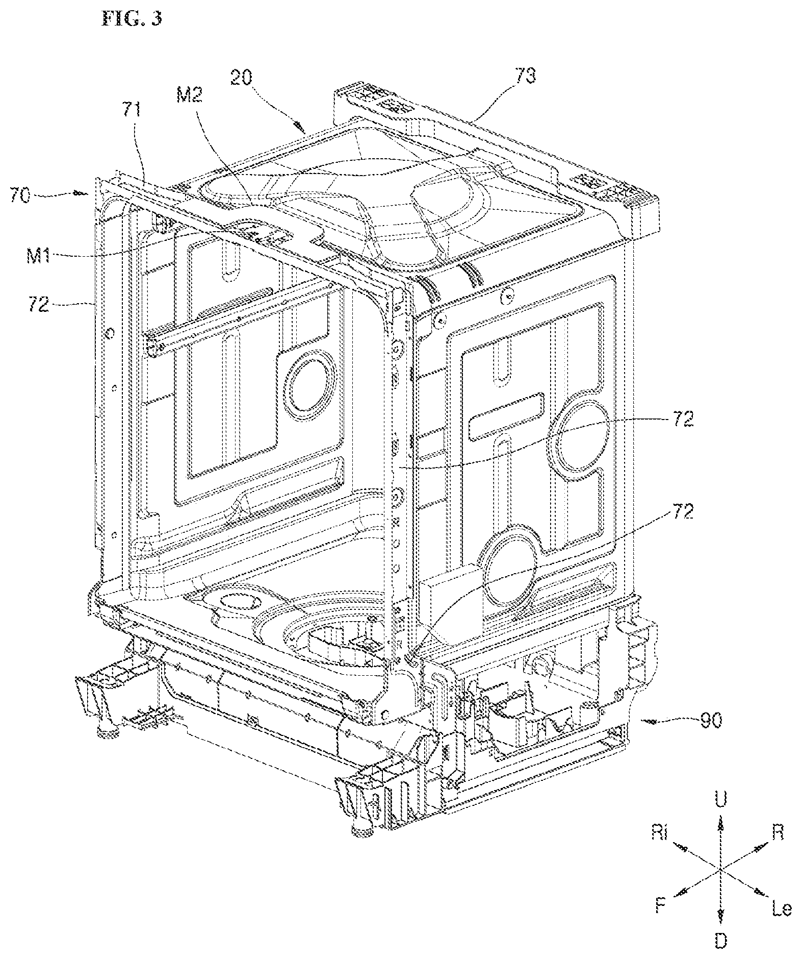Patent US12167821 Figure 3 – Dish washer