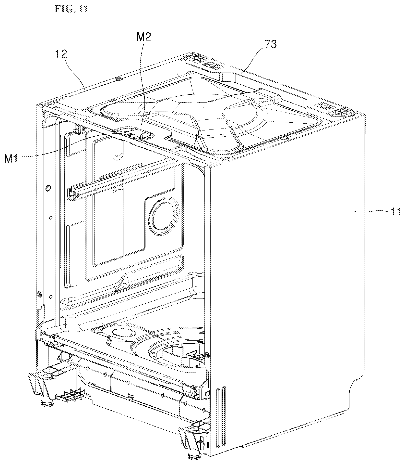 Patent US12167821 Figure 11 – Dish washer