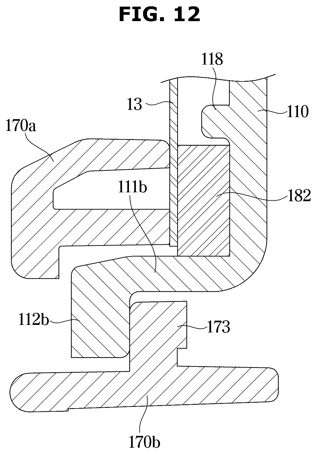 Patent US12167822 Figure 12 – Dishwasher including a drying apparatus