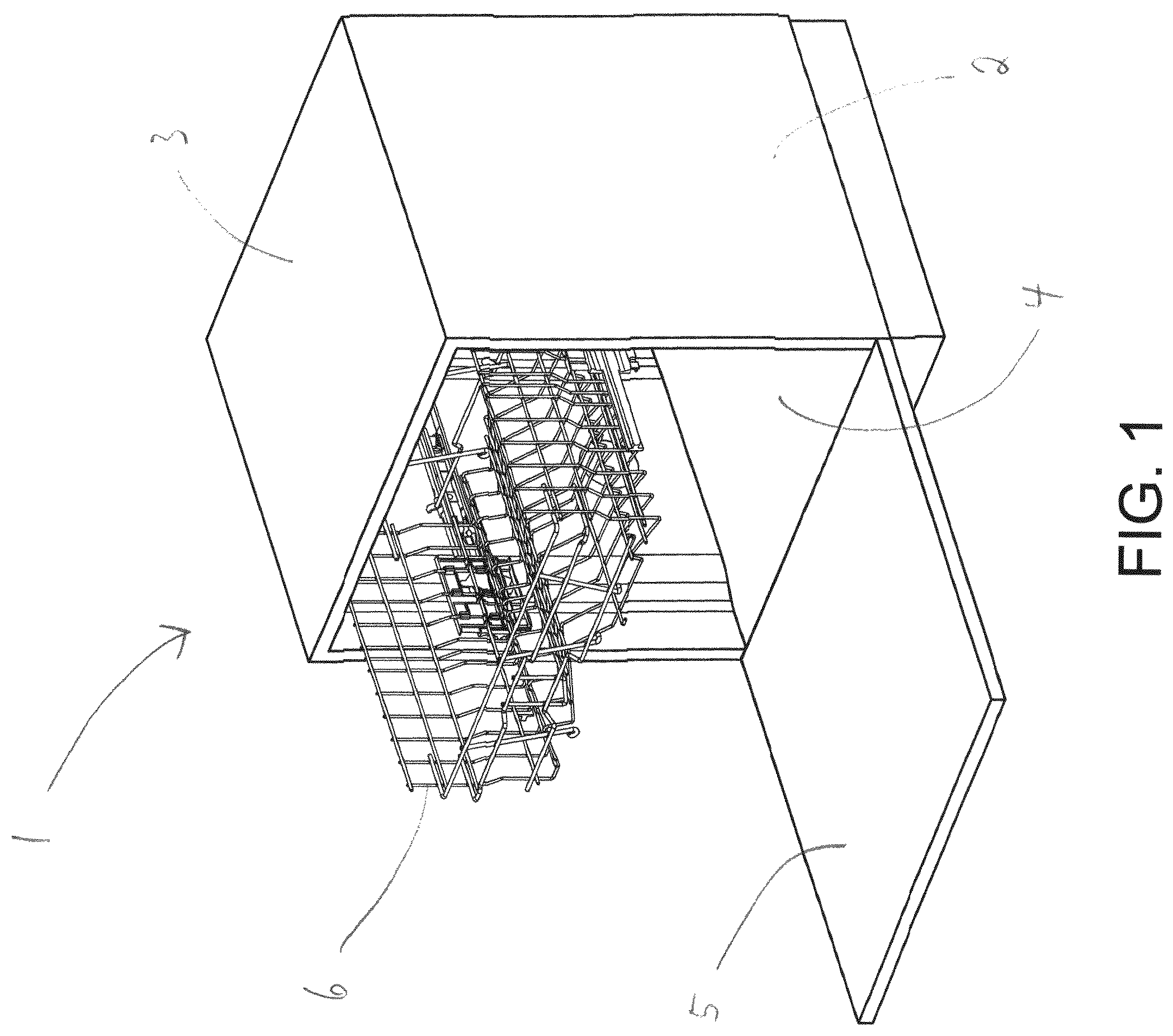 Patent US12167823 Figure 1 – Household appliance