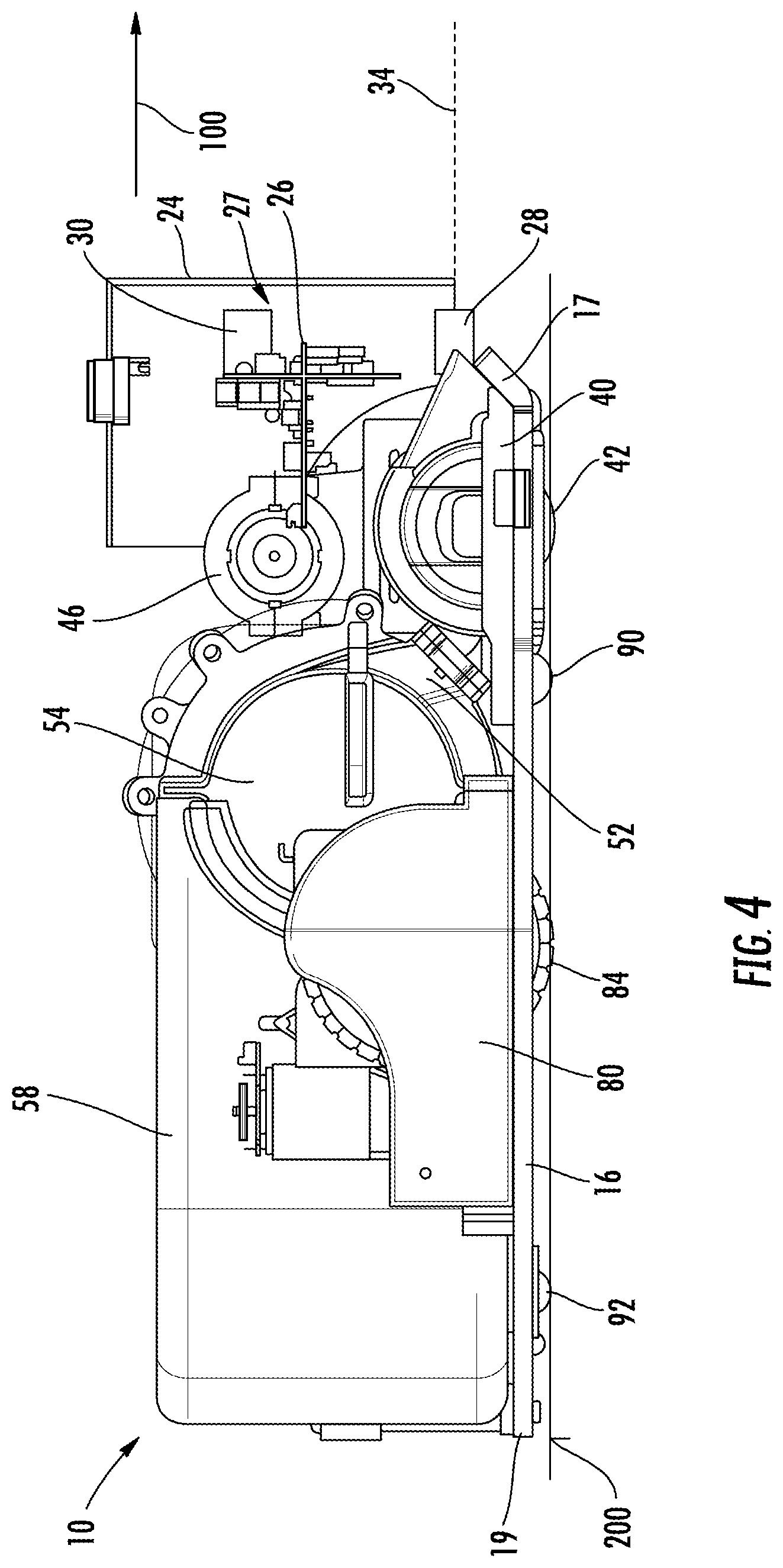 Patent US12167825 Figure 4 – Autonomous vacuum