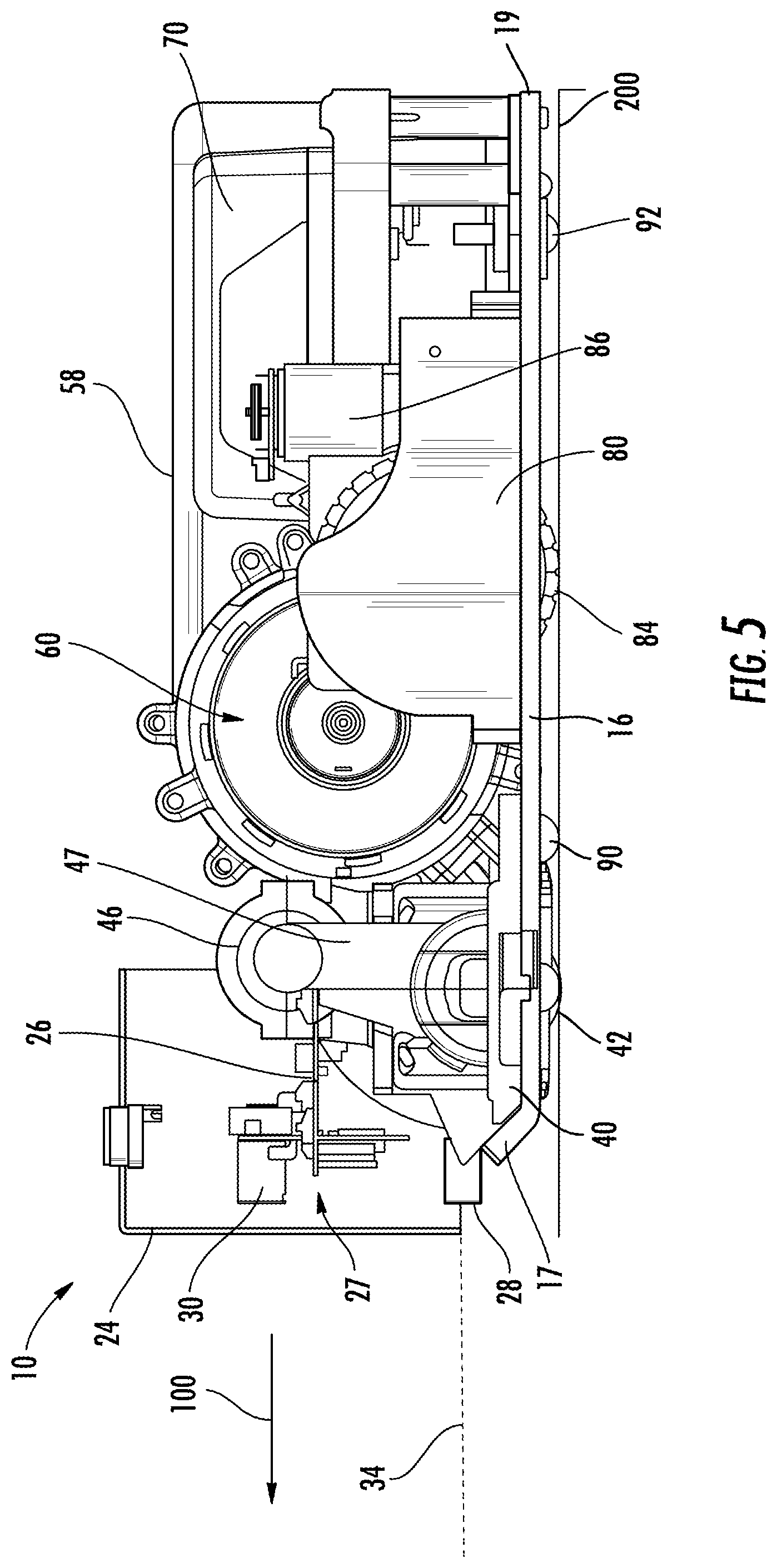 Patent US12167825 Figure 5 – Autonomous vacuum