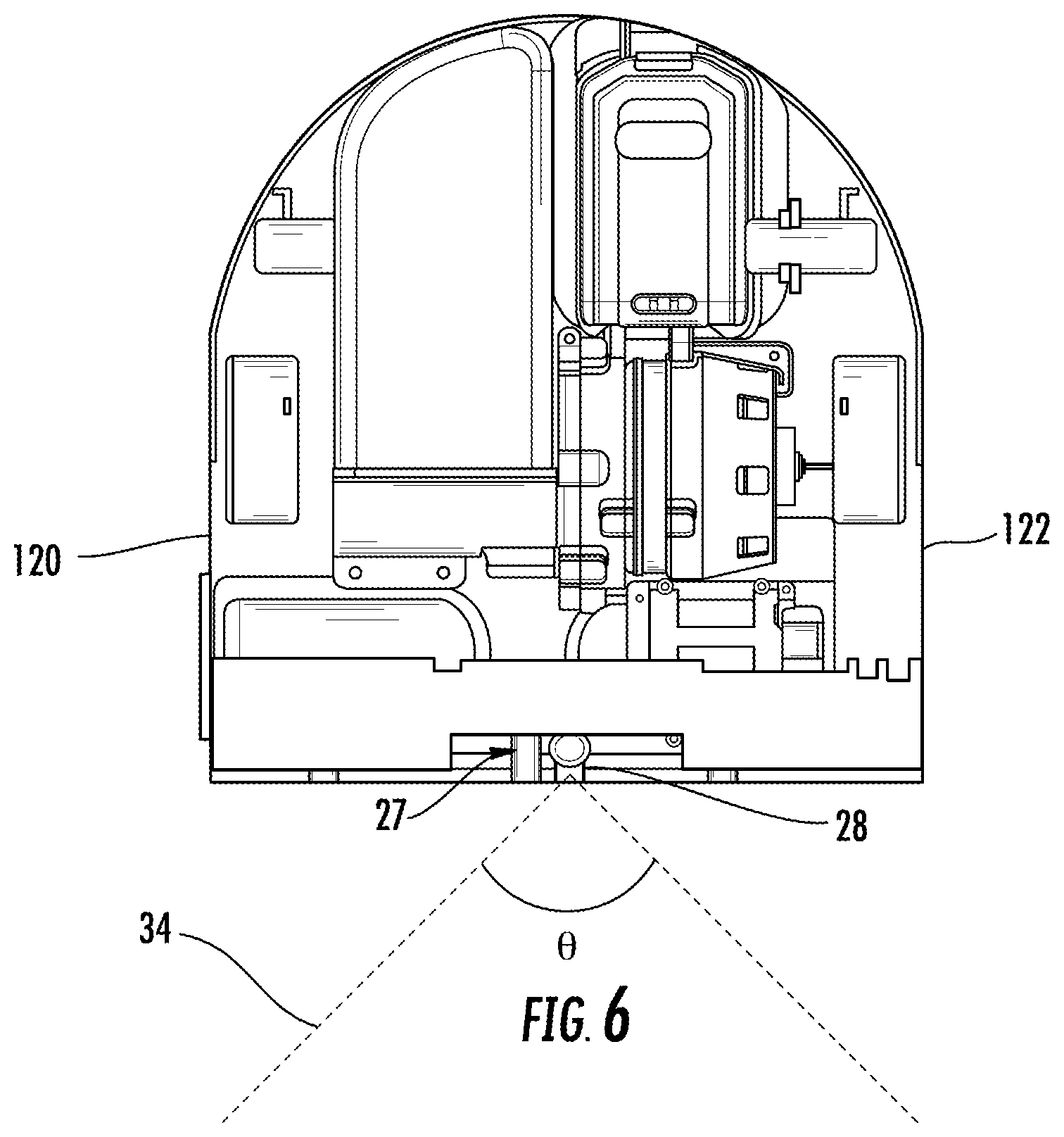 Patent US12167825 Figure 6 – Autonomous vacuum