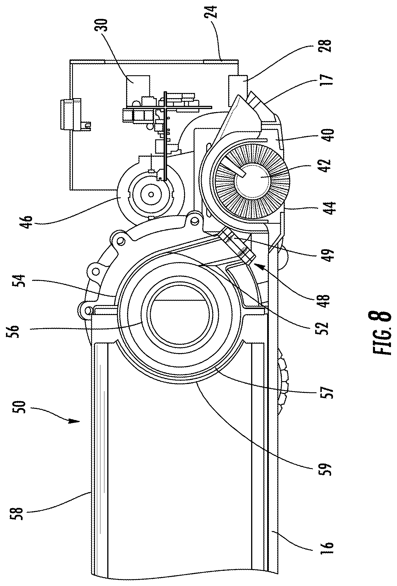 Patent US12167825 Figure 8 – Autonomous vacuum