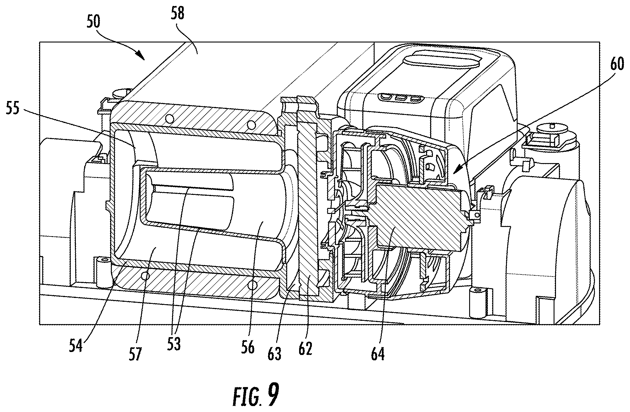 Patent US12167825 Figure 9 – Autonomous vacuum