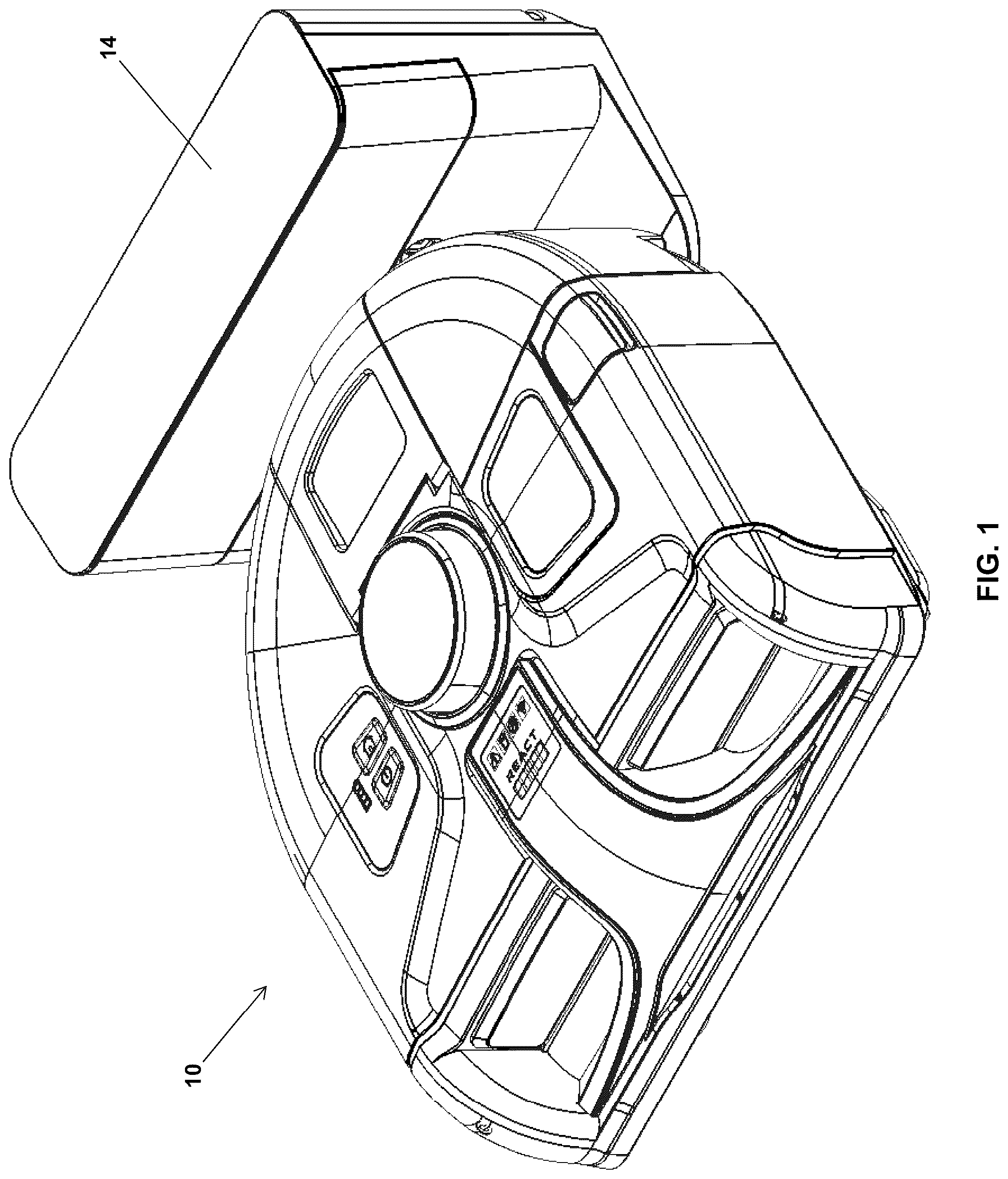 Patent US12167826 Figure 1 – Autonomous vacuum operation in response to dirt detection