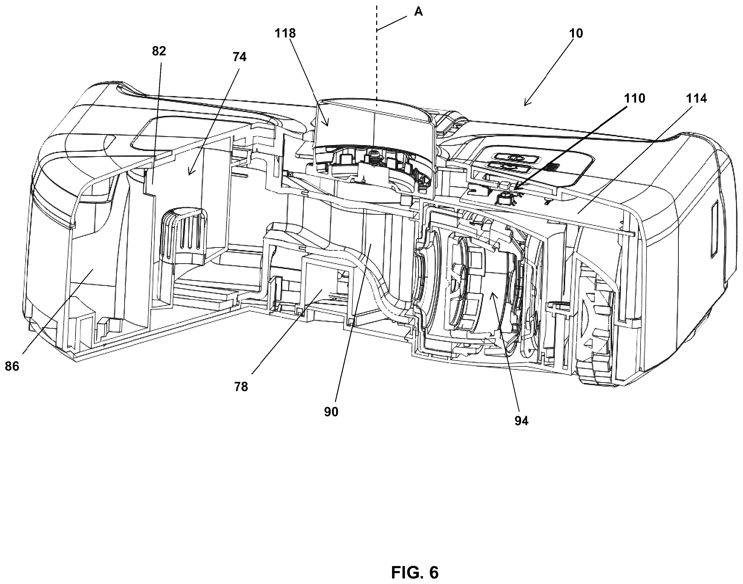 Patent US12167826 Figure 6 – Autonomous vacuum operation in response to dirt detection