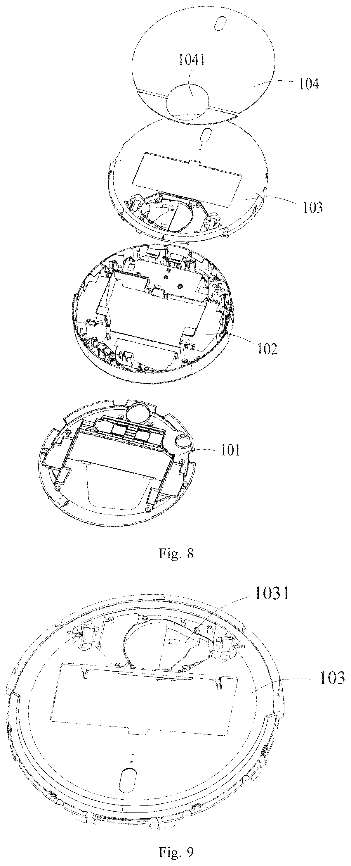 Patent US12167827 Figure 5 – Autonomous cleaning device