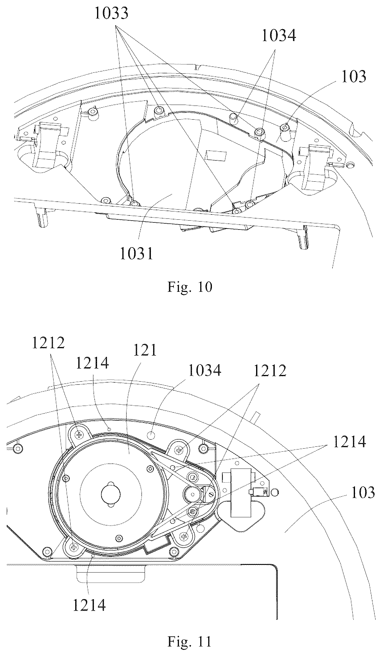 Patent US12167827 Figure 6 – Autonomous cleaning device