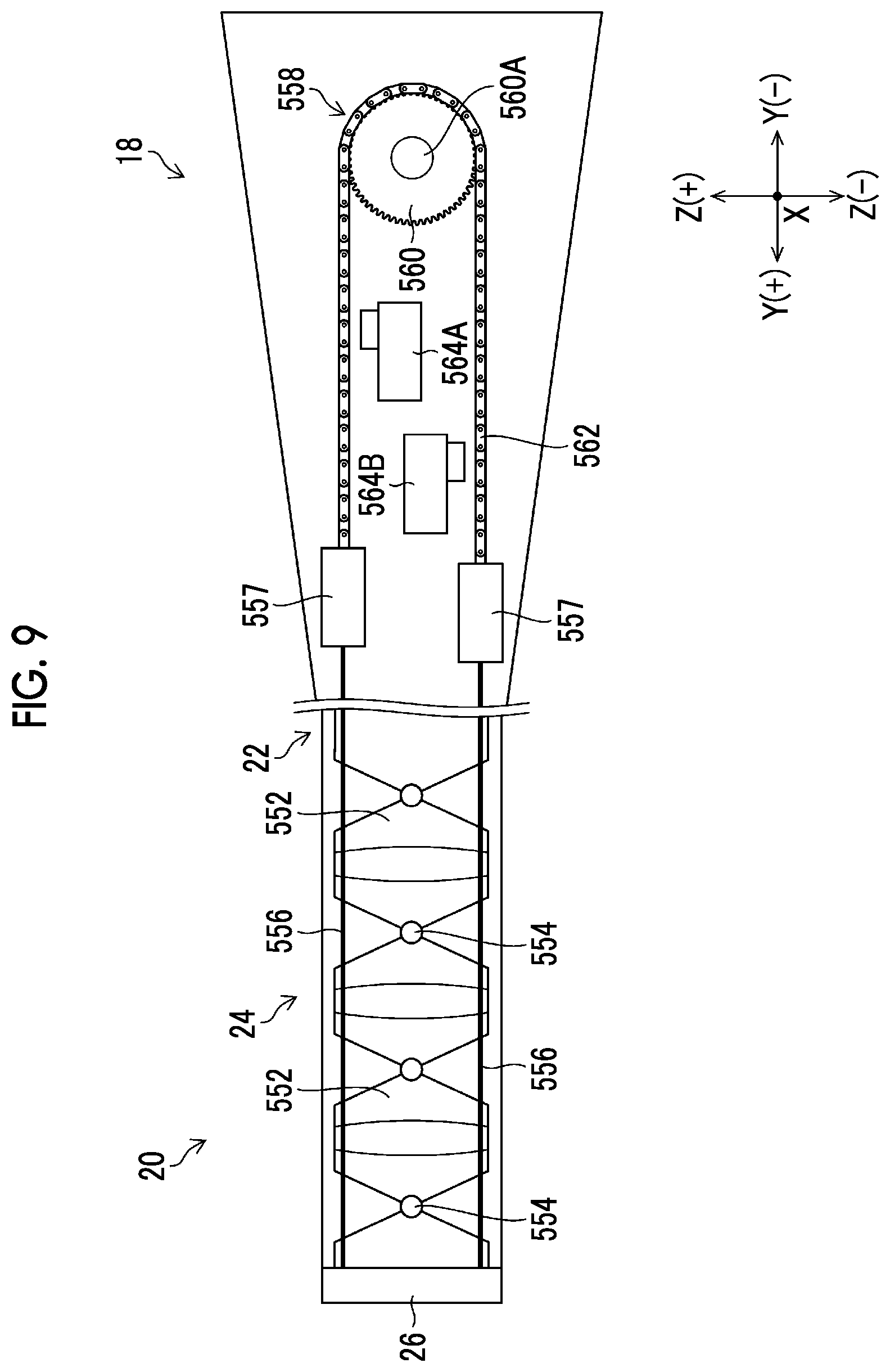 Patent US12167832 Figure 8 – Endoscope having a treatment tool outlet port