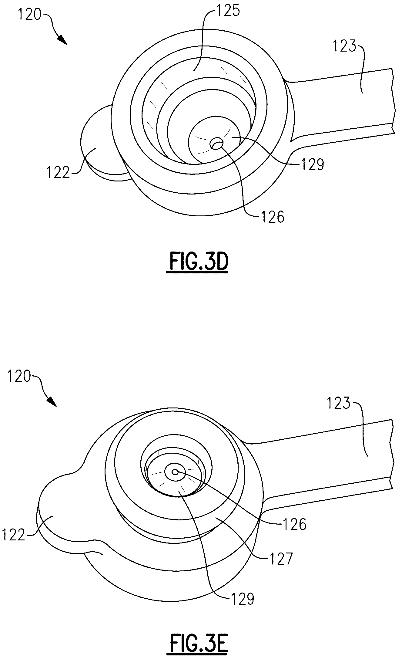 Patent US12167833 Figure 4 – Biopsy valve with accessory tool tactile guard cap position marker