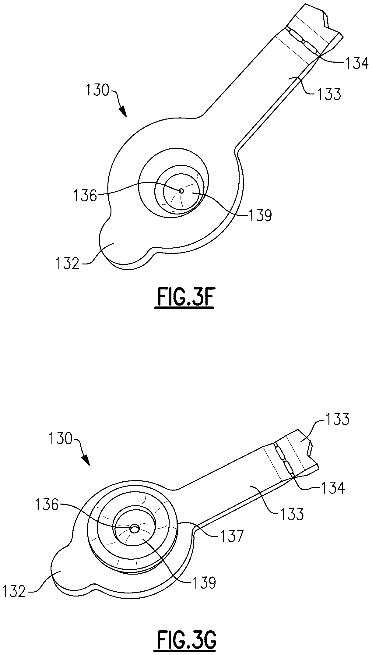 Patent US12167833 Figure 5 – Biopsy valve with accessory tool tactile guard cap position marker