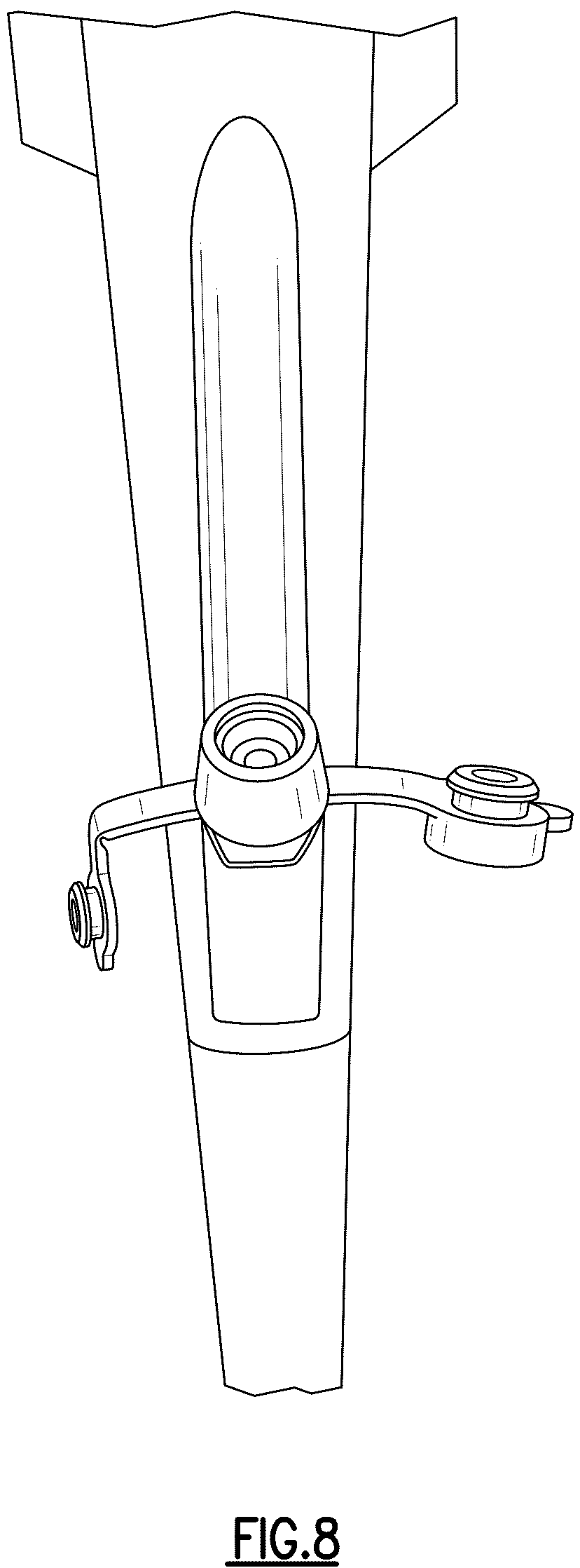 Patent US12167833 Figure 10 – Biopsy valve with accessory tool tactile guard cap position marker