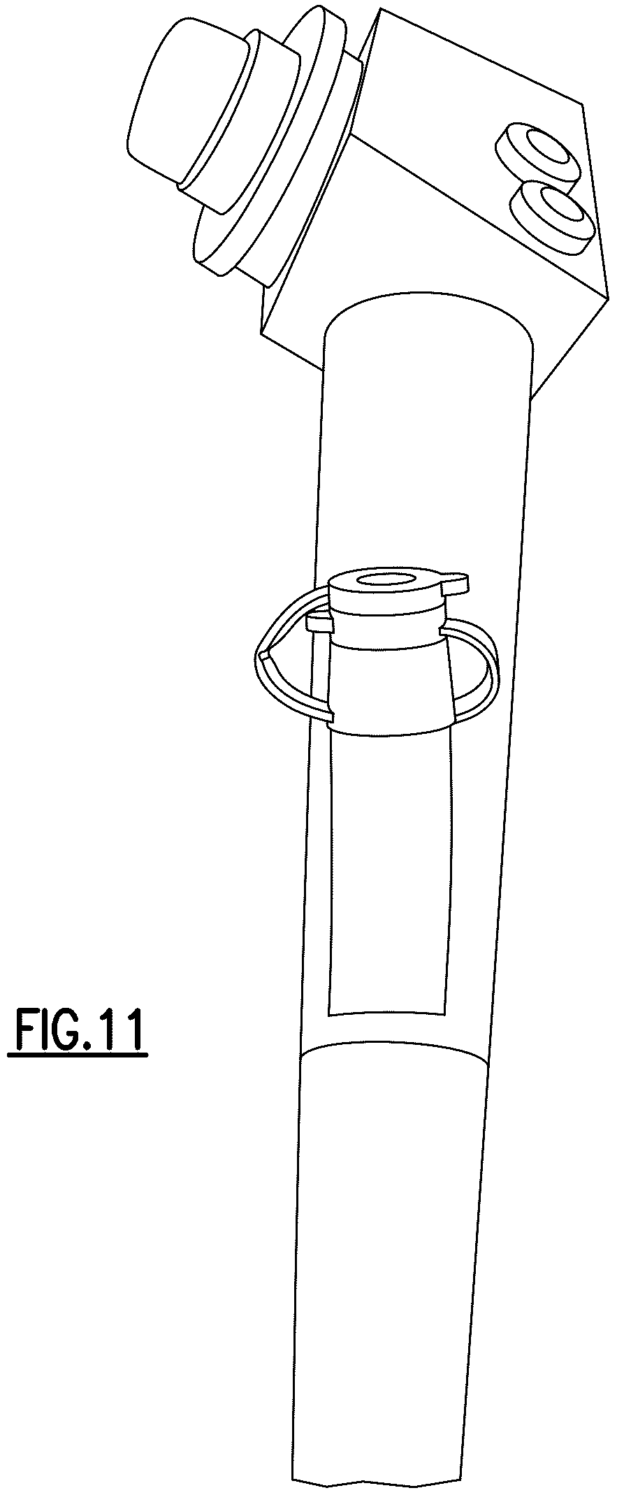Patent US12167833 Figure 13 – Biopsy valve with accessory tool tactile guard cap position marker