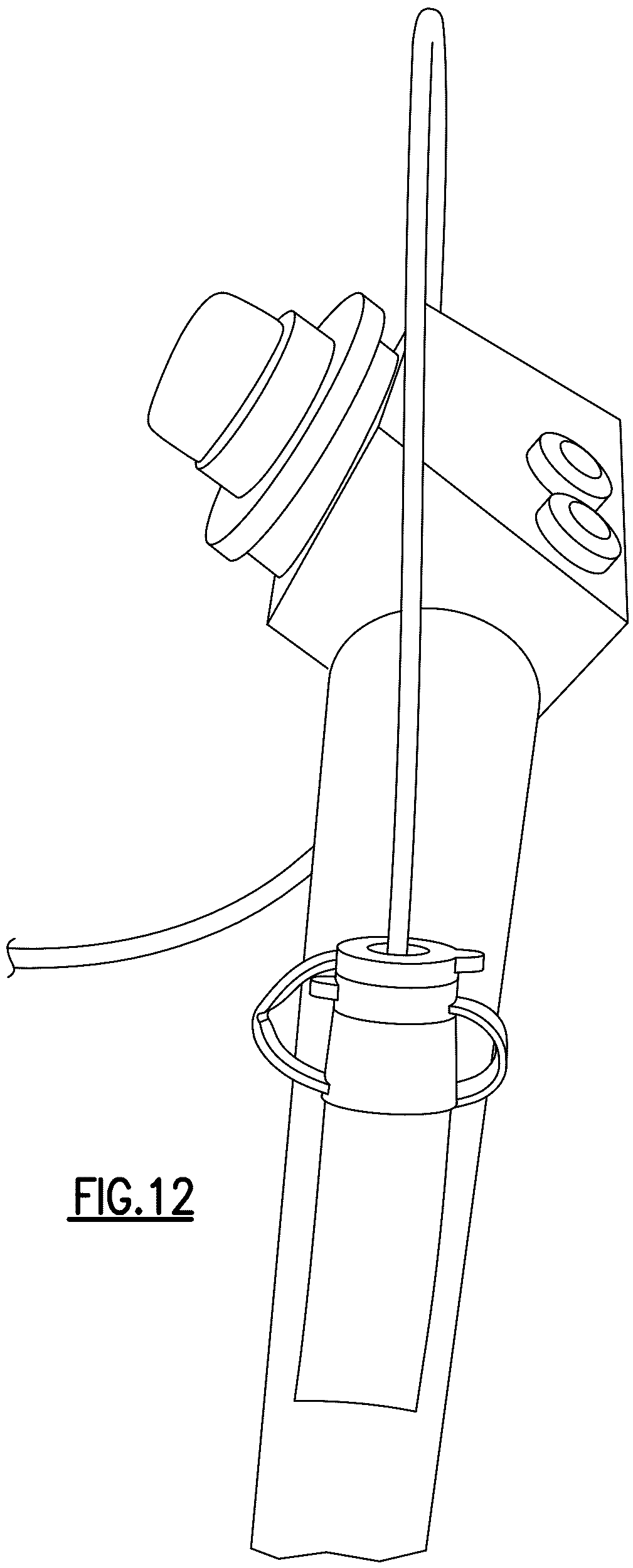 Patent US12167833 Figure 14 – Biopsy valve with accessory tool tactile guard cap position marker