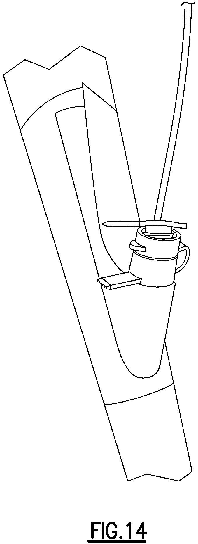 Patent US12167833 Figure 16 – Biopsy valve with accessory tool tactile guard cap position marker