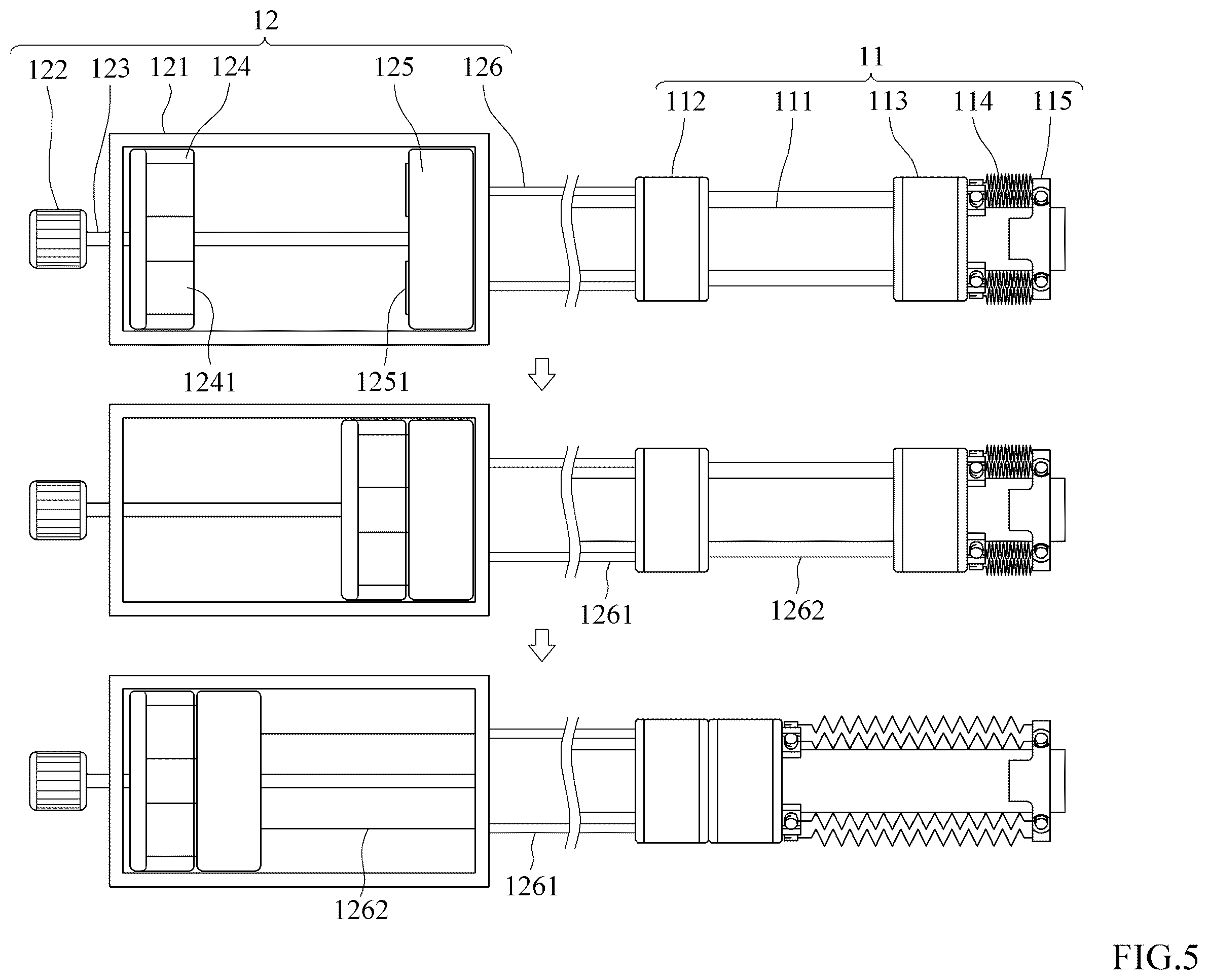 Patent US12167834 Figure 5 – Colon linearizing device, colon linearizing system including the same and method of manufacturing the colon linearizing device