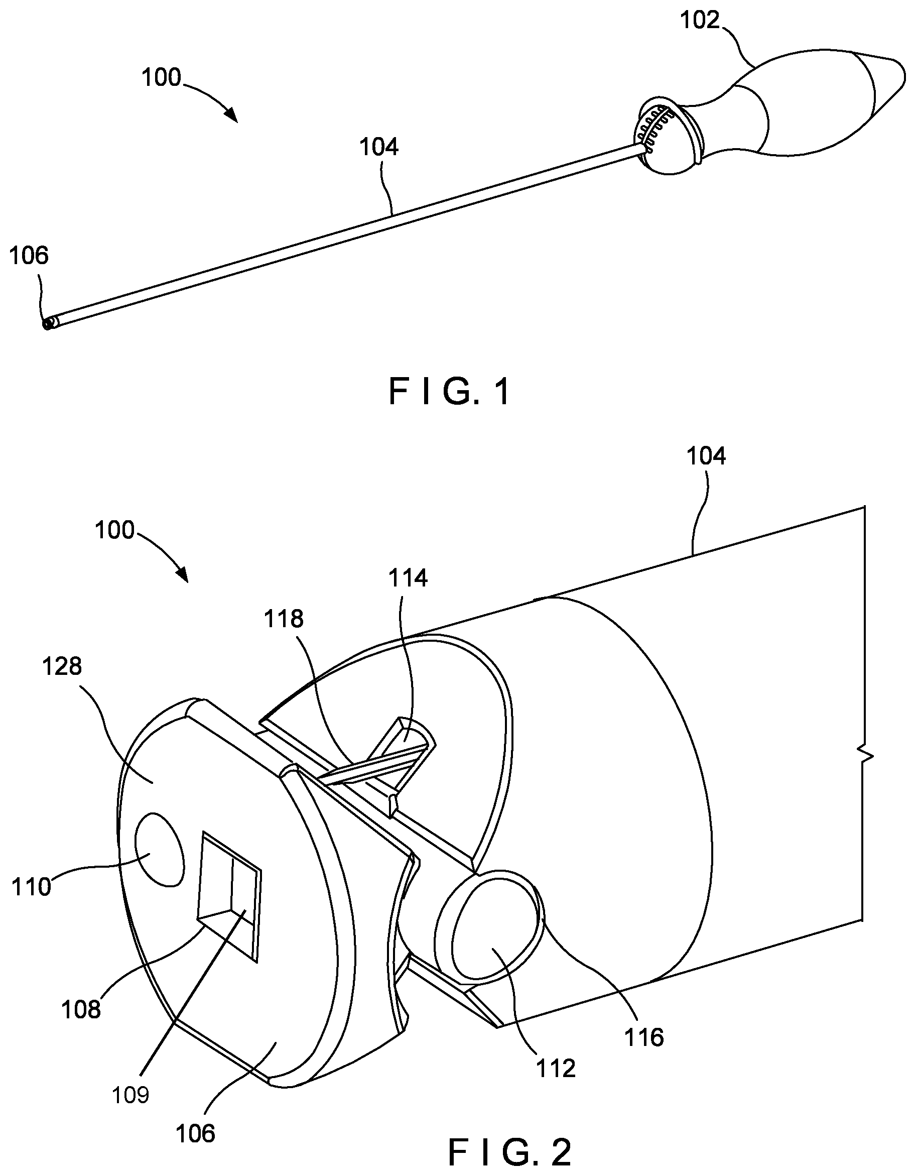 Patent US12167835 Figure 1 – Disposable endoscopic device