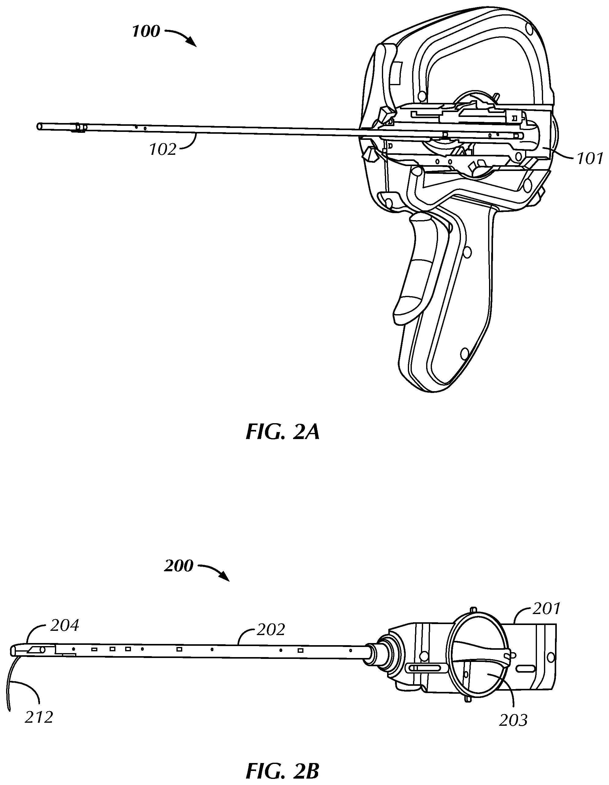 Patent US12167842 Figure 2 – Handle and cartridge system for medical interventions