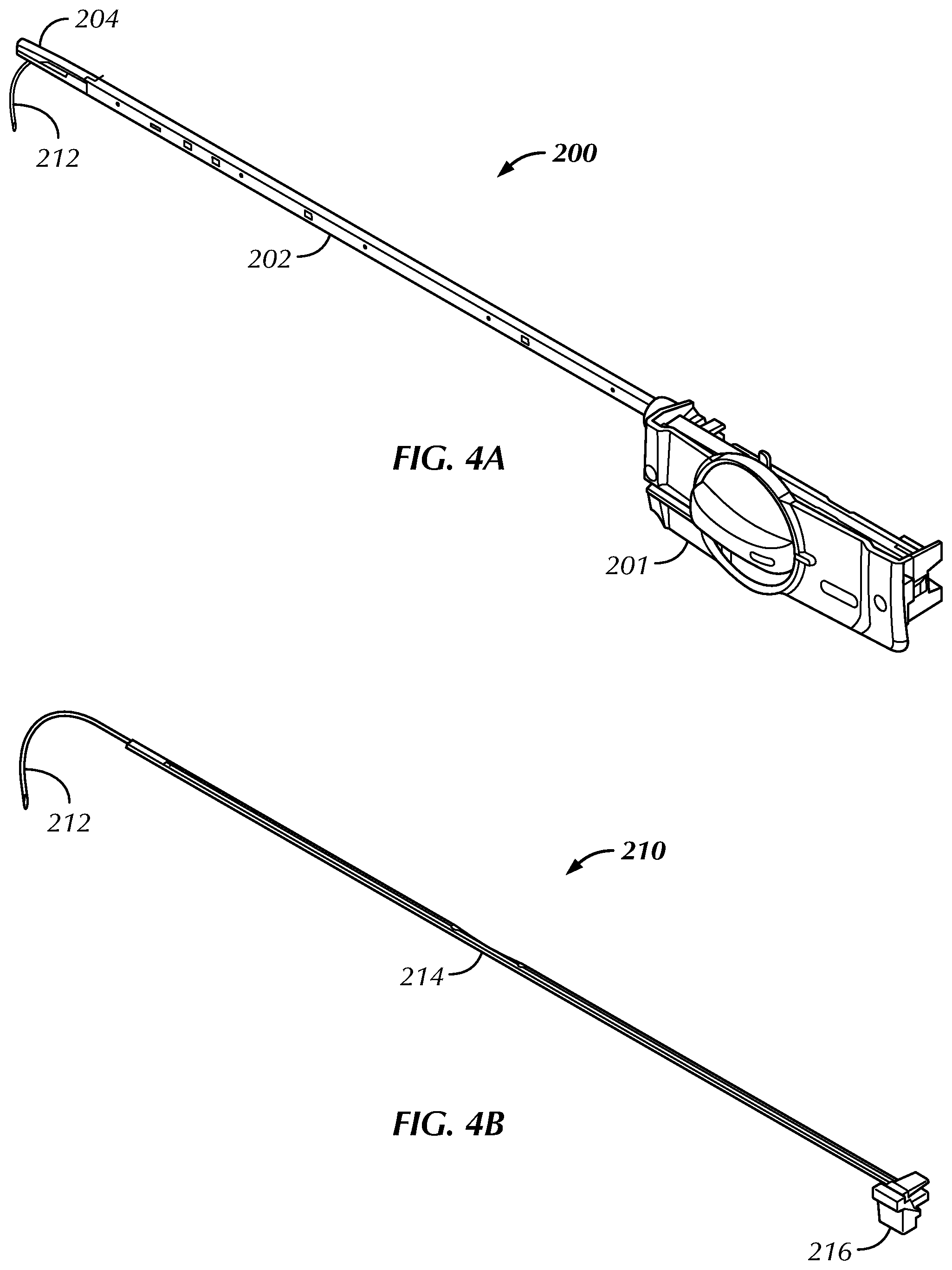Patent US12167842 Figure 4 – Handle and cartridge system for medical interventions